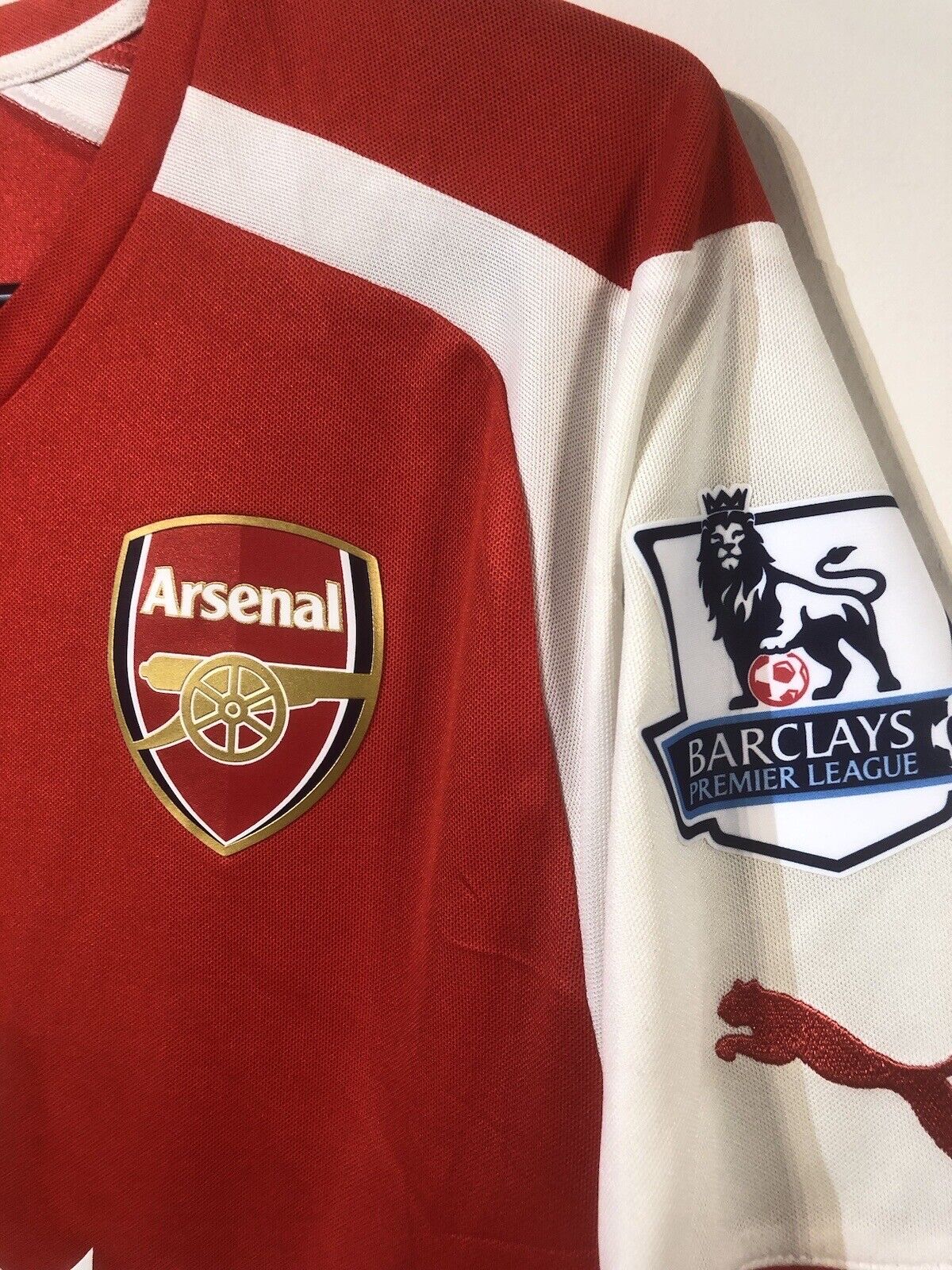 Arsenal 2014/15 Medium Home Shirt Puma Excellent Condition 746446