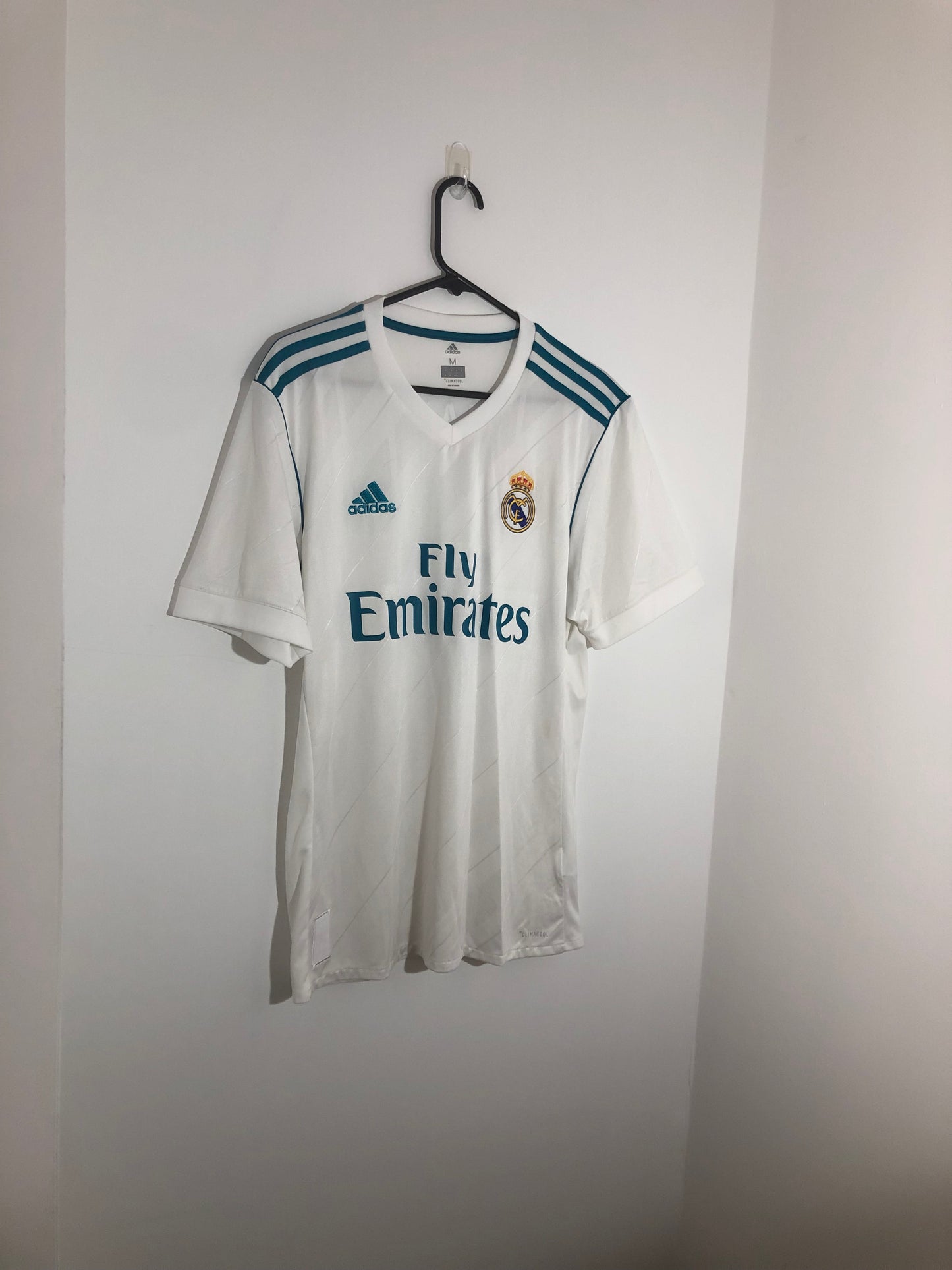 Ronaldo #7 Real Madrid 2017/18 Medium Home Shirt Excellent Condition AZ8059
