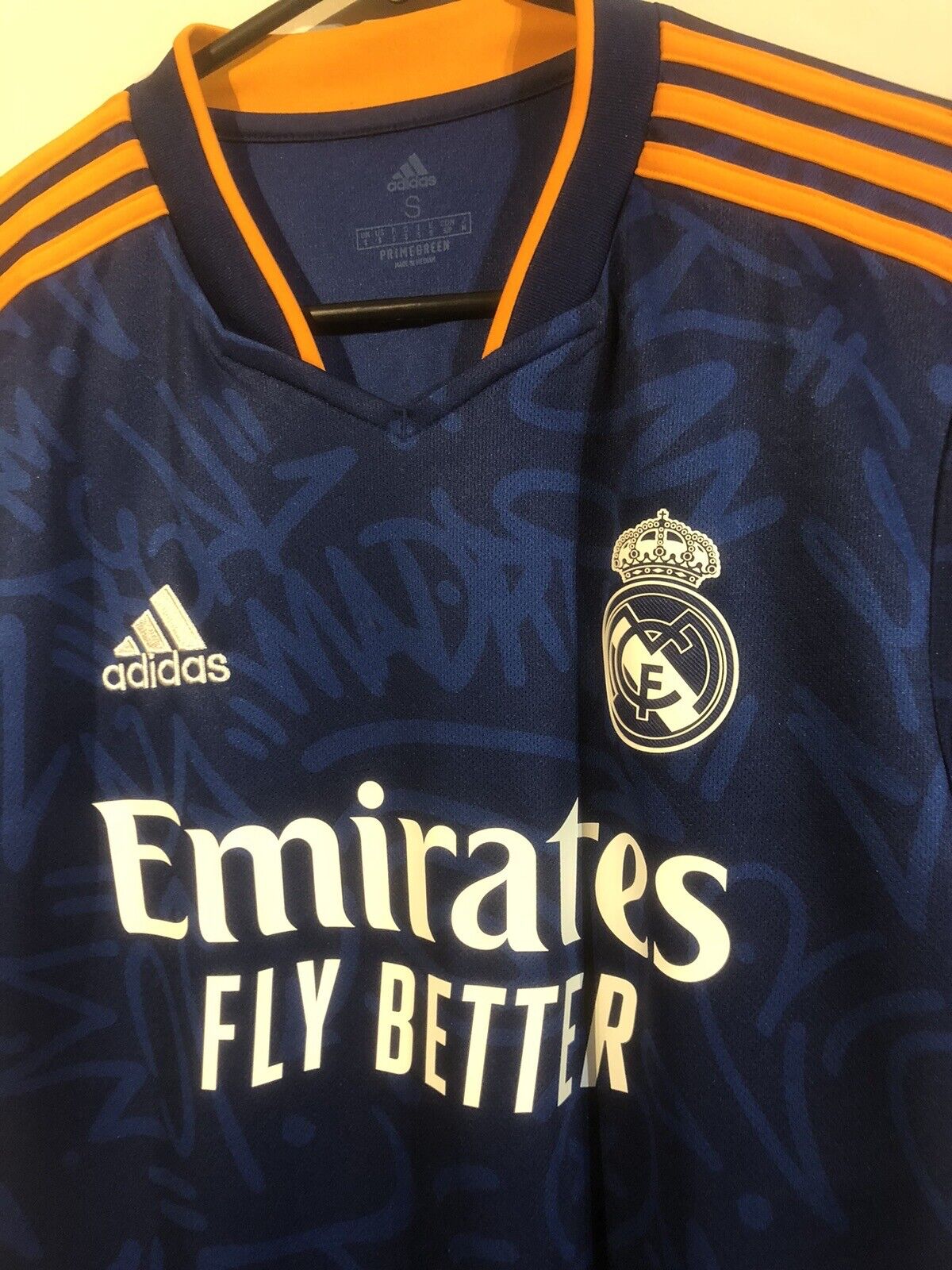 Hazard #7 Real Madrid 2021/22 Small Away Shirt Excellent Condition