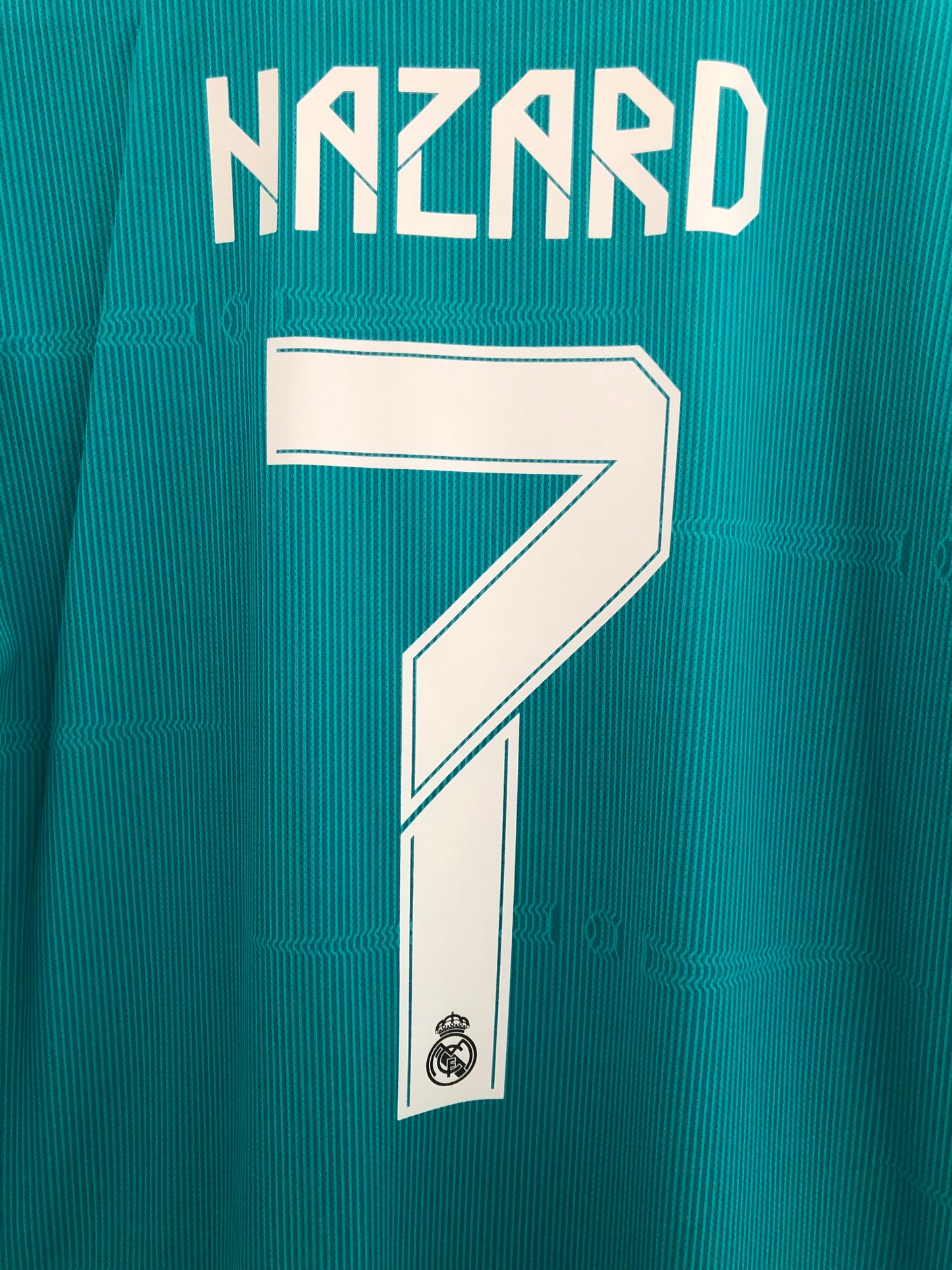Hazard #7 Real Madrid 2021/22 Medium CL 3rd Shirt Excellent Condition H40951