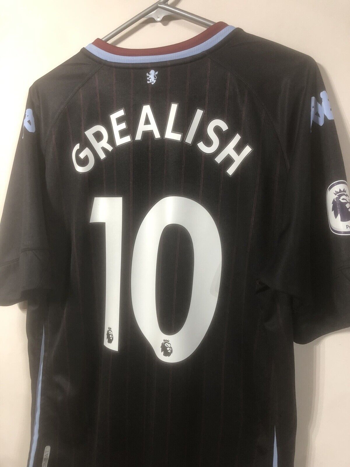 Grealish 10 Aston Villa 2020 21 XL Away Shirt Kappa Excellent Condition