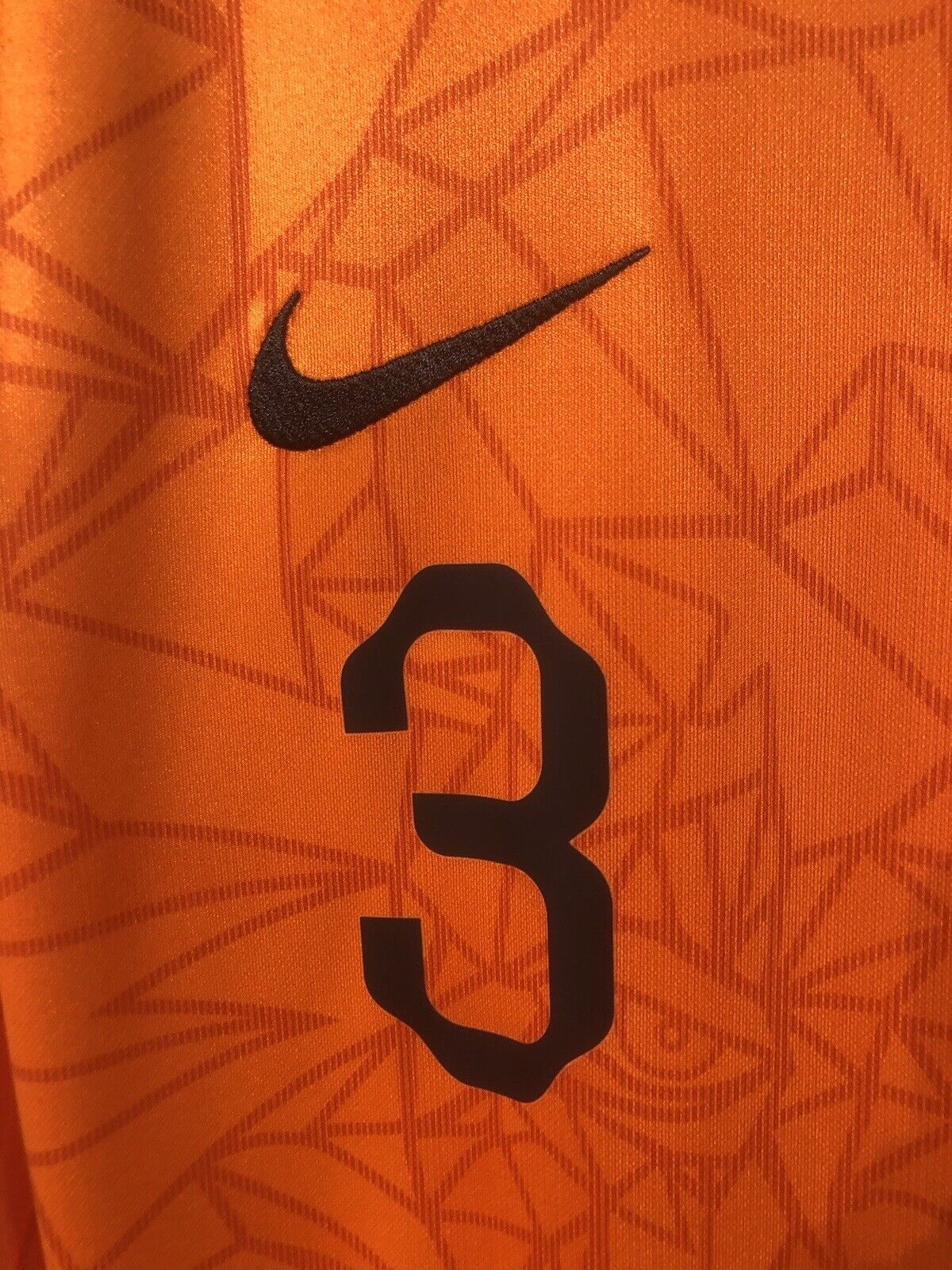 De Ligt #3 Netherlands 2021 Home Large Football Shirt Nike Excellent Condition