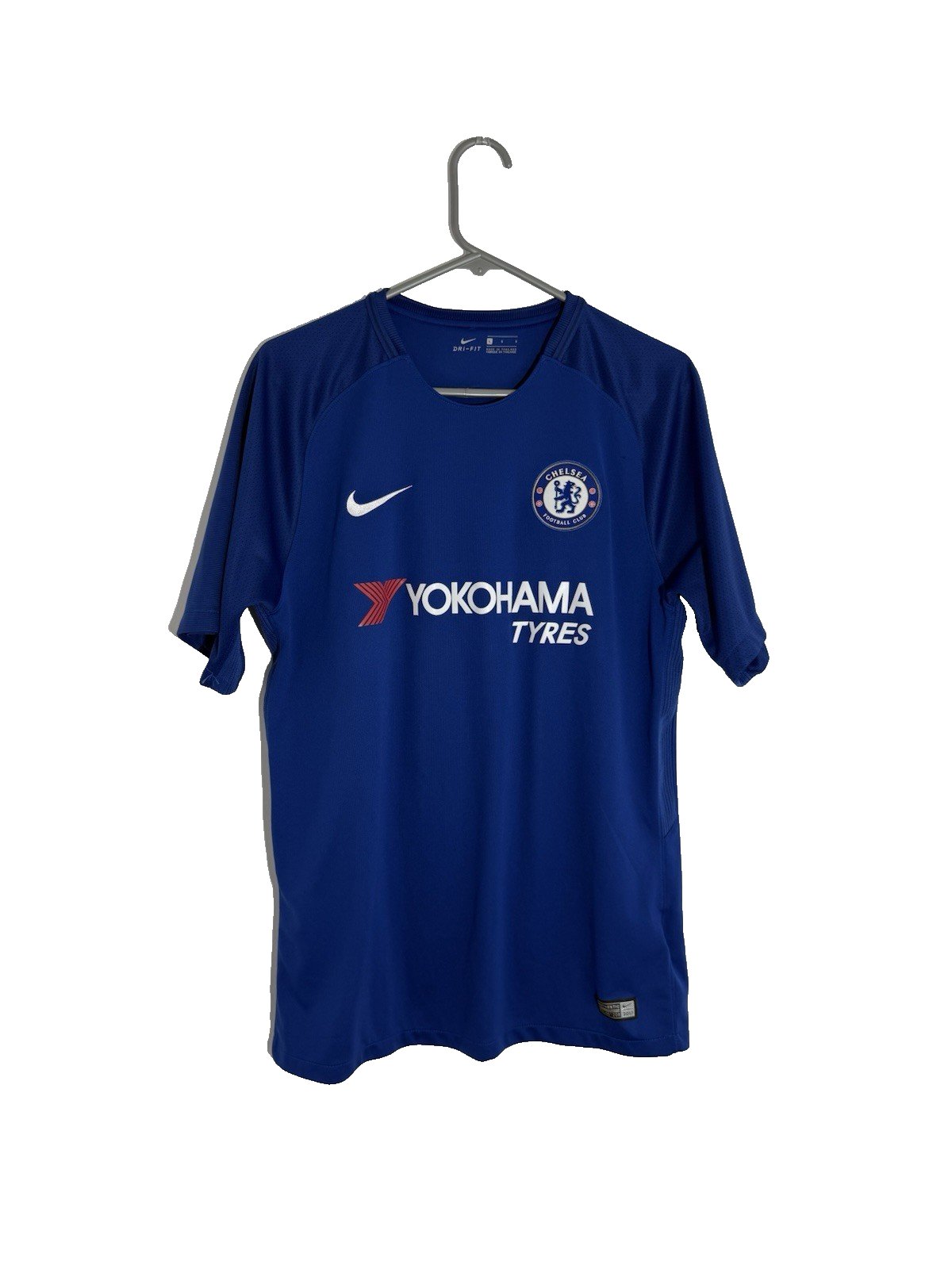 Chelsea Hazard #10 2017/18 Large Home Shirt Nike Excellent Condition 905513-496