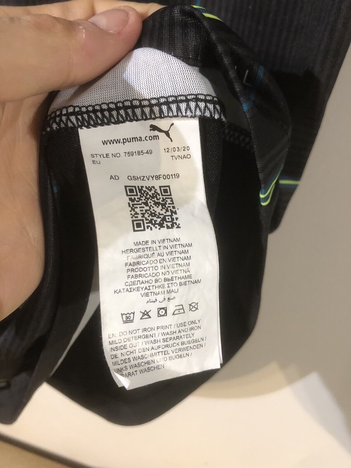 Ederson M. #31 Manchester City 2021/22 Large Home Authentic GK Excellent Conditi