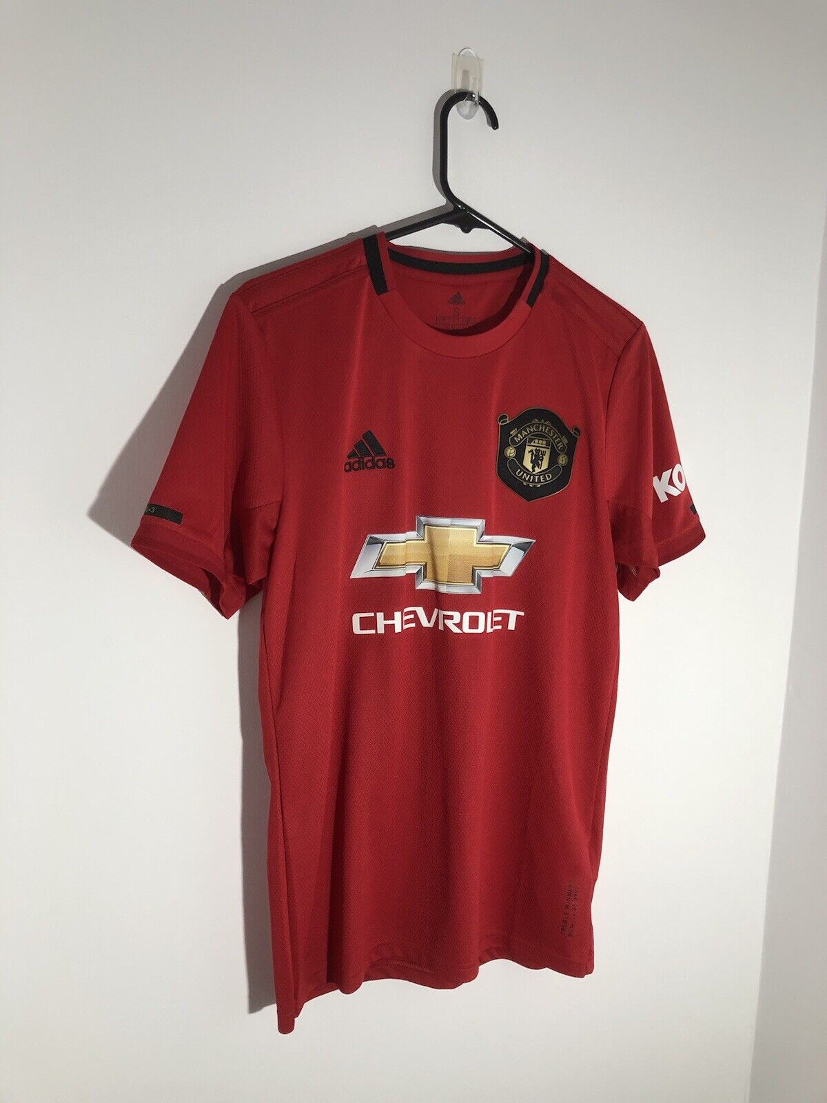 B Fernandes 18 Manchester United Small 2019 20 Home Shirt Excellent Cond Ed7386