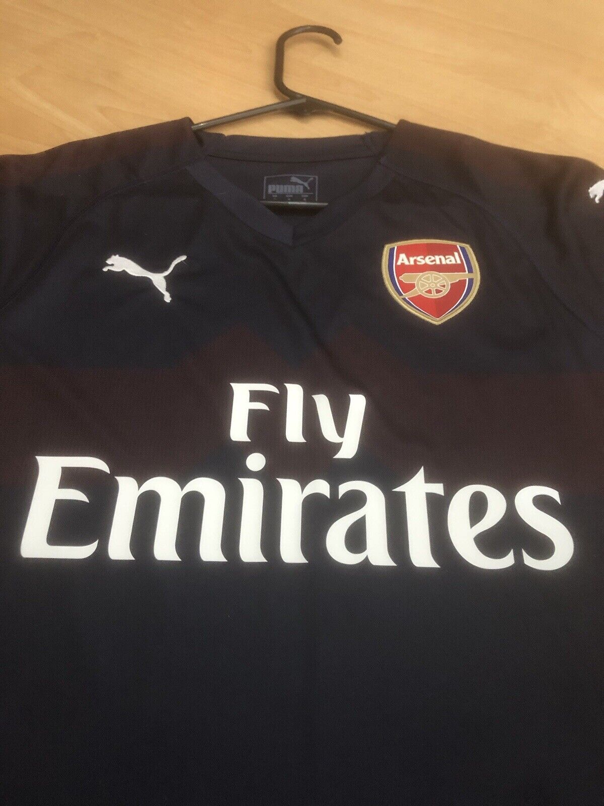 Özil #10 Arsenal 2018/19 Small Away Puma Excellent Condition 753213-13