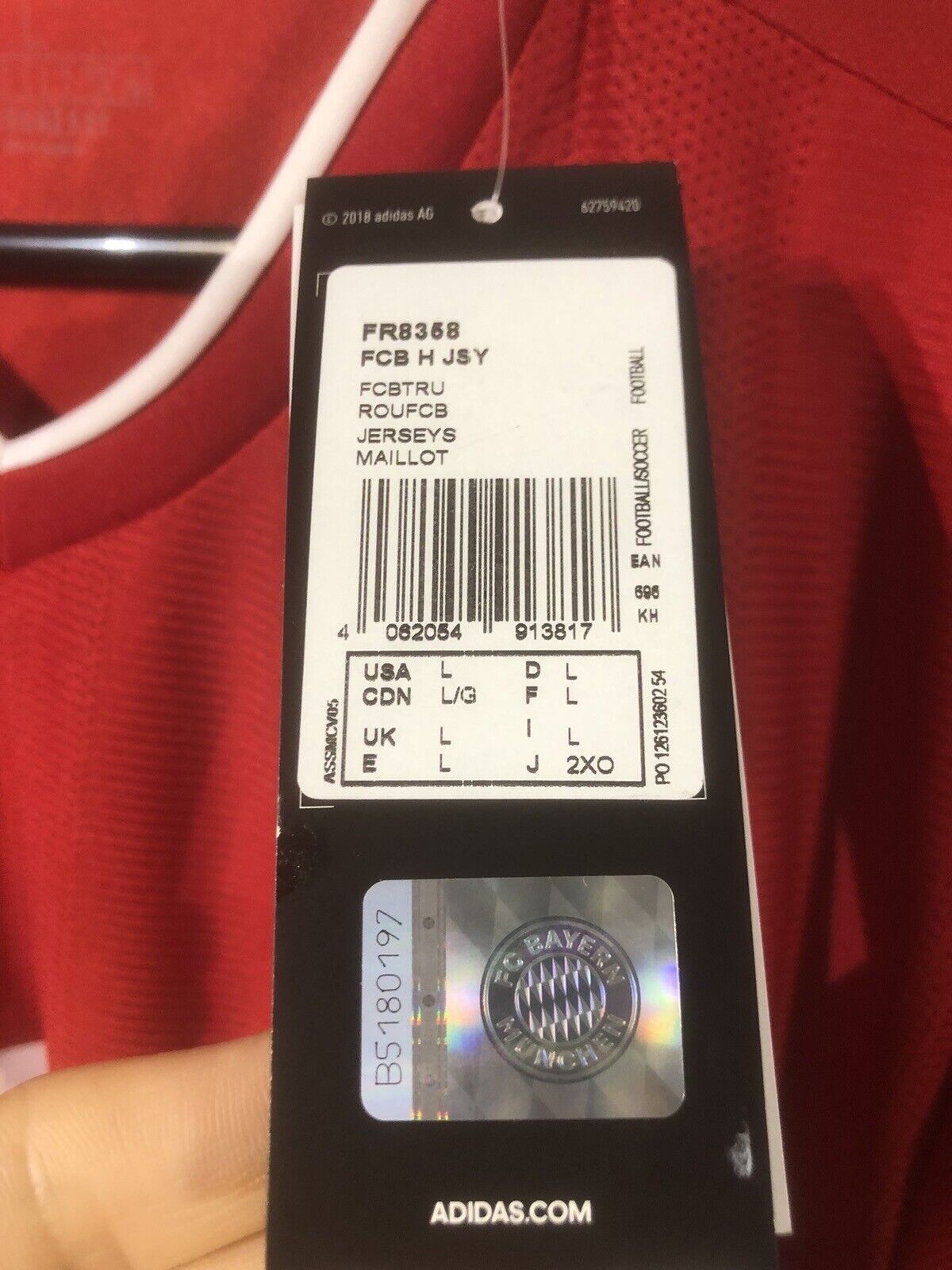 Sane #10 Bayern Munich 2020/21 Large Home Football Shirt BNWT