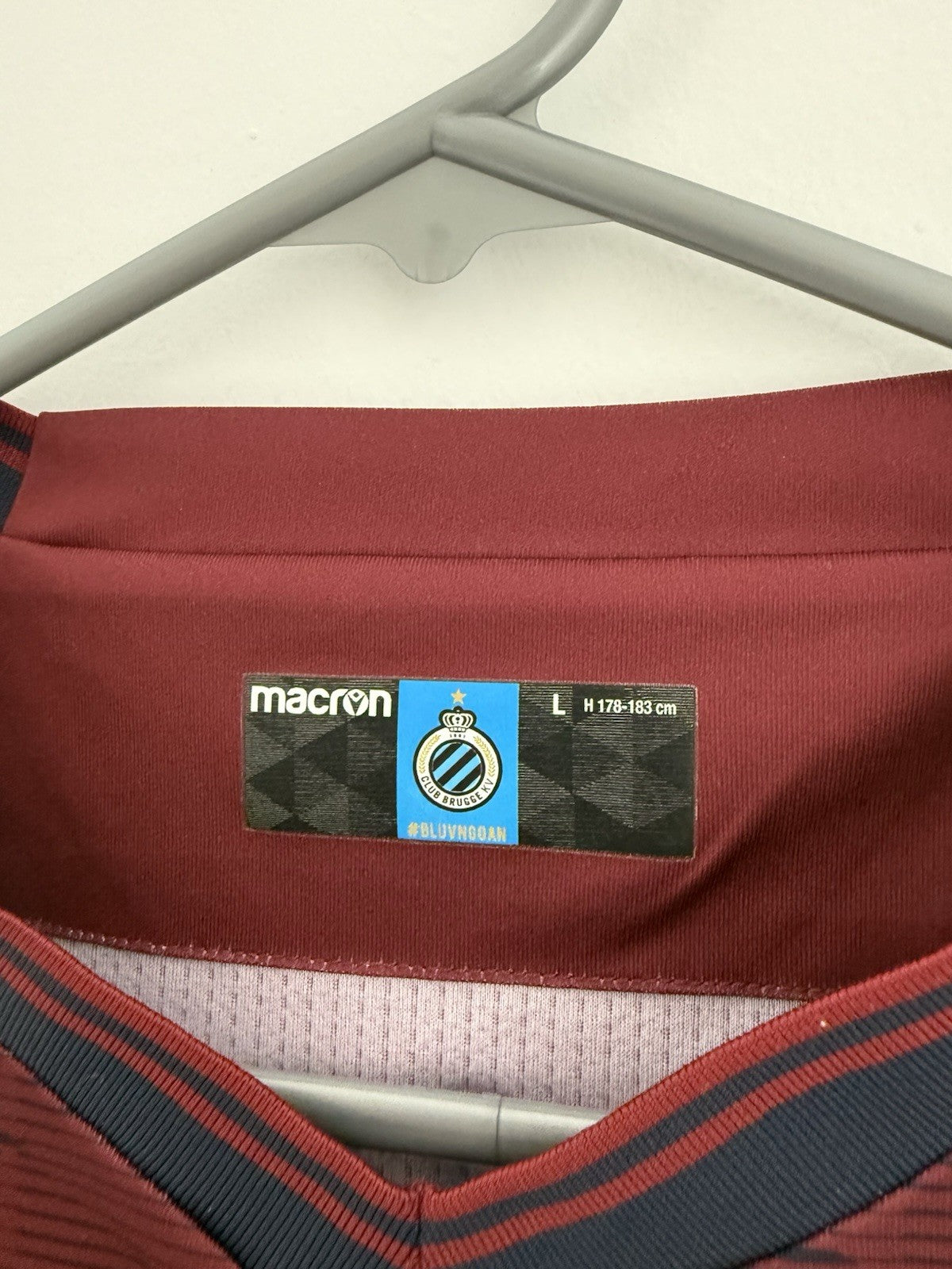 Club Brugge 2019/20 Large Away Shirt Macron Excellent Condition