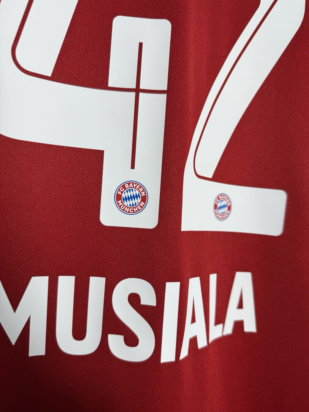 Bayern Munich Musiala #42 2021/22 Medium Home WCC Excellent Condition GM5313