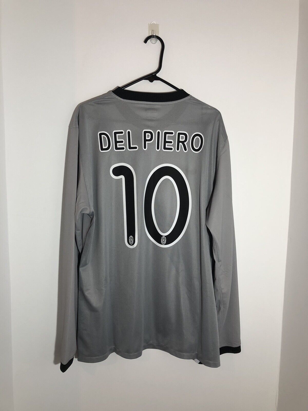 Del Piero 10 Juventus 2009 10 Xl Away Printed Wash Tag Excellent Condition