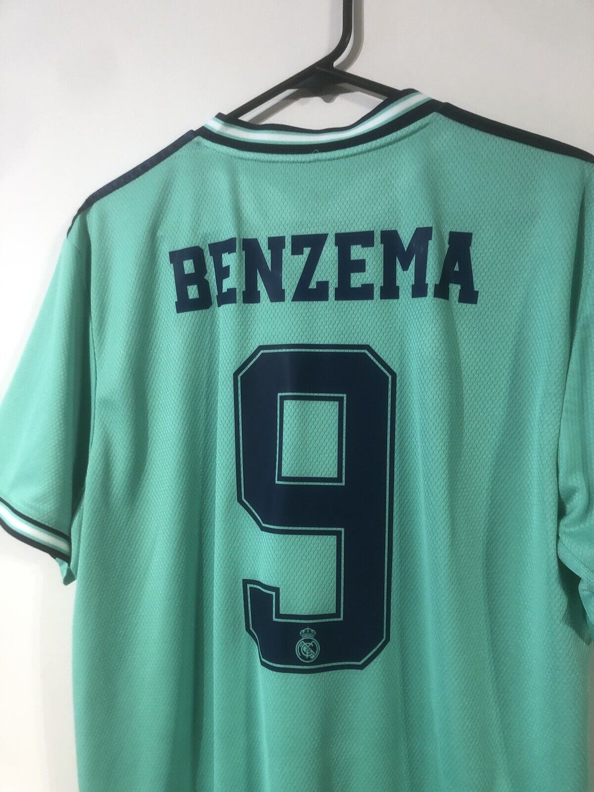 Benezma #9 Real Madrid 2019/20 XL 3rd Shirt Adidas Excellent Condition