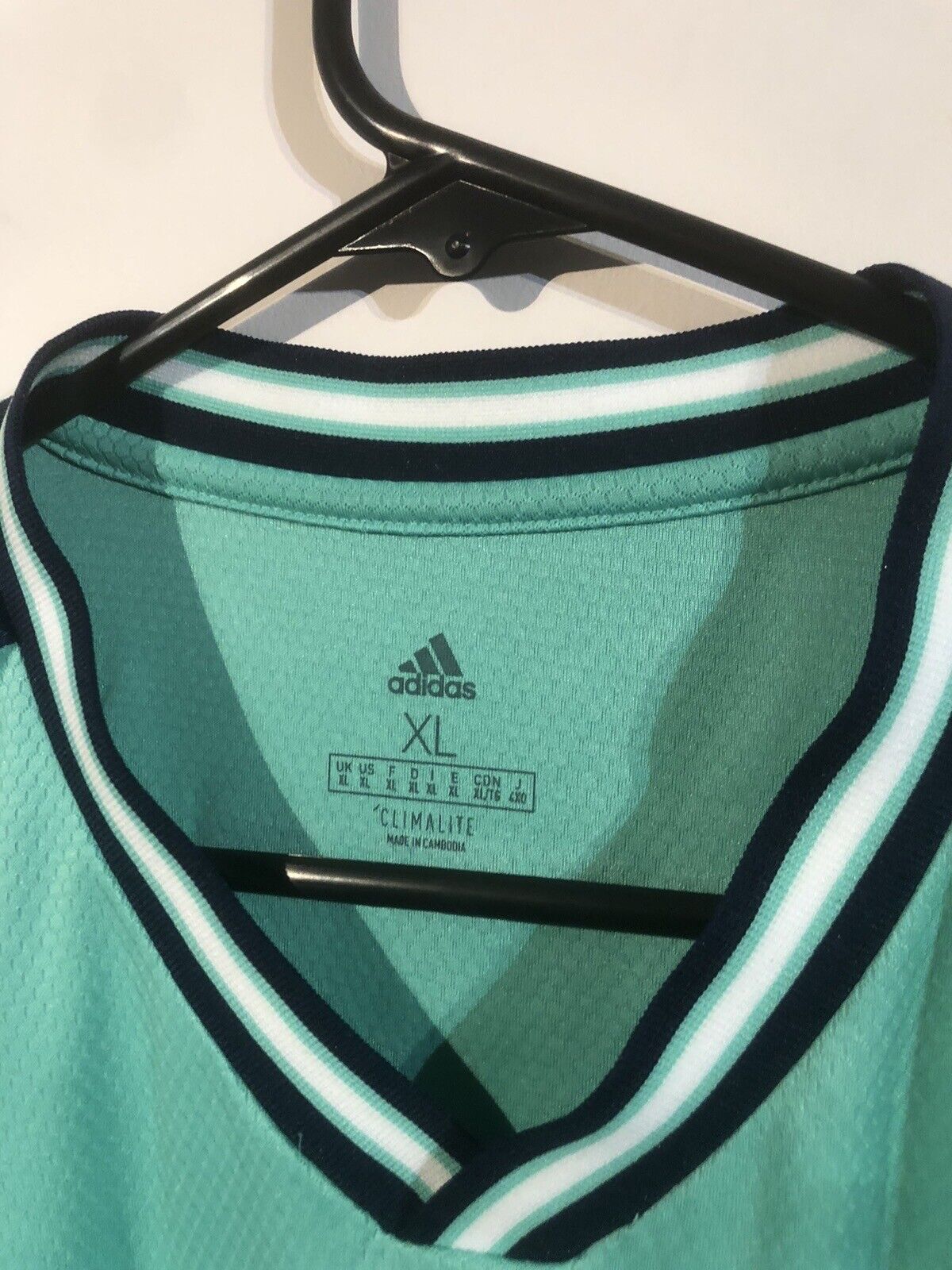 Benzema #9 Real Madrid 2019/20 XL 3rd Shirt Adidas Excellent Condition