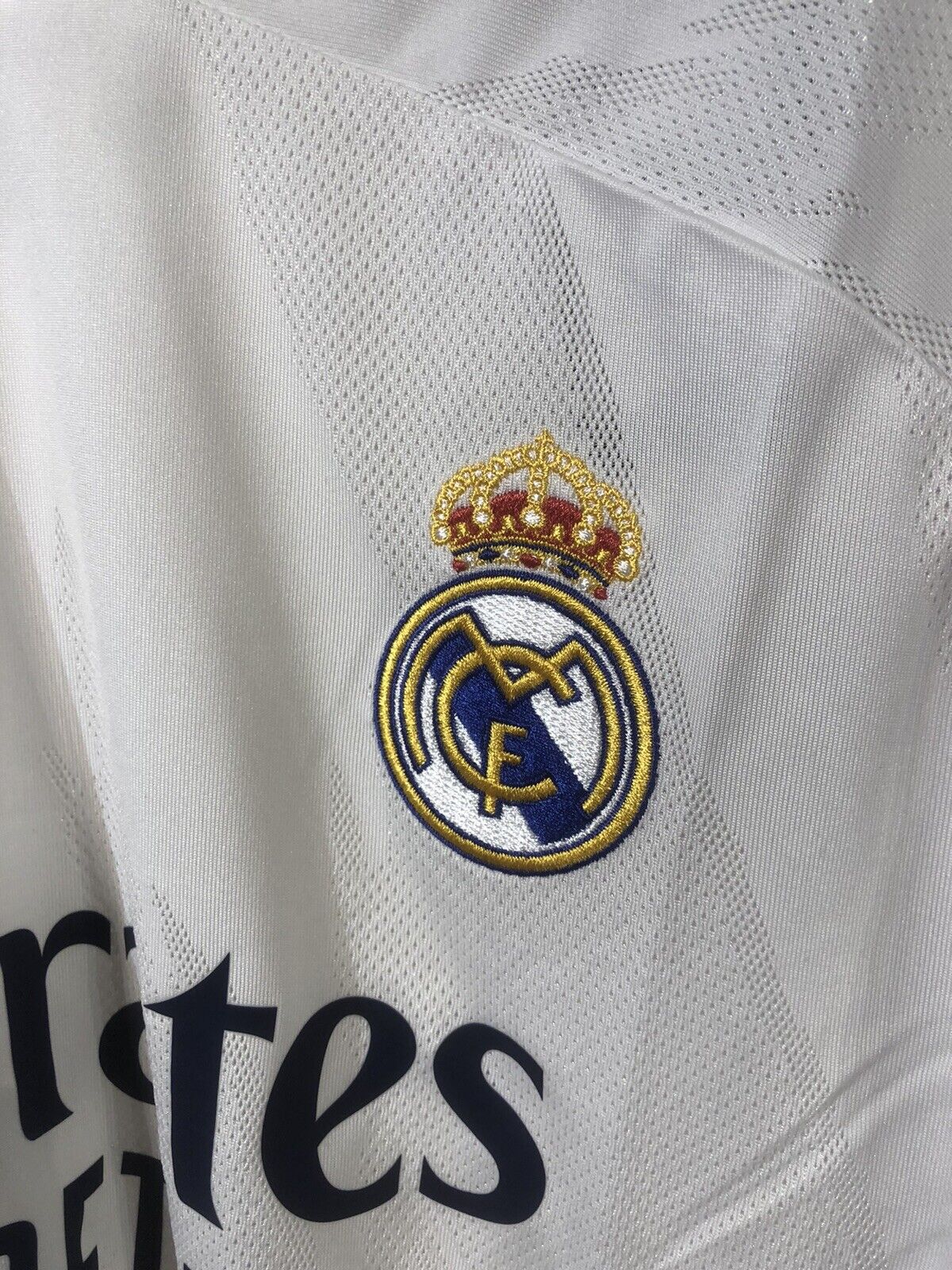 Hazard #7 Real Madrid 2020/21 X-Large L/S Home Football Shirt Jersey BNWT