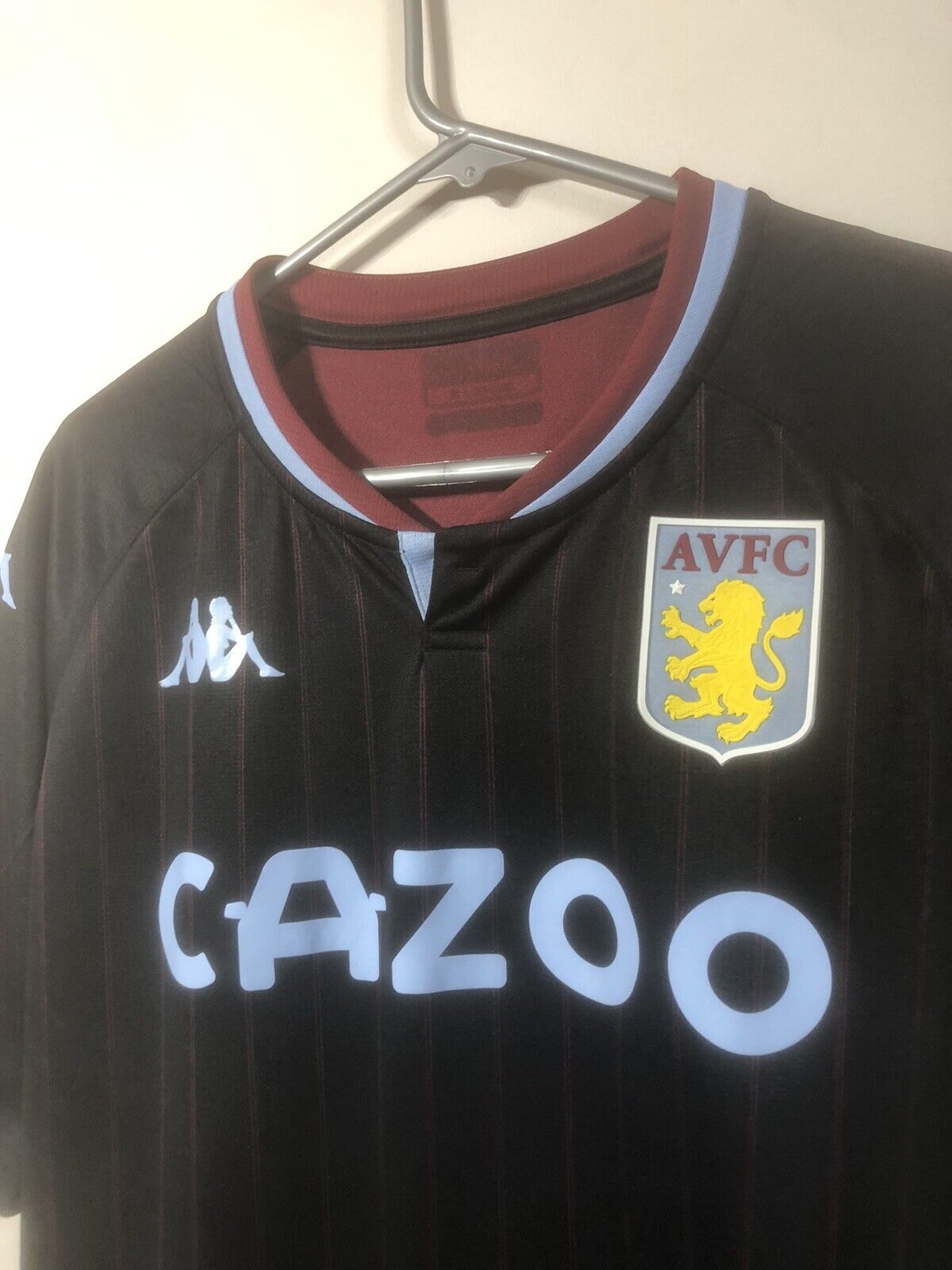 Grealish 10 Aston Villa 2020 21 XL Away Shirt Kappa Excellent Condition