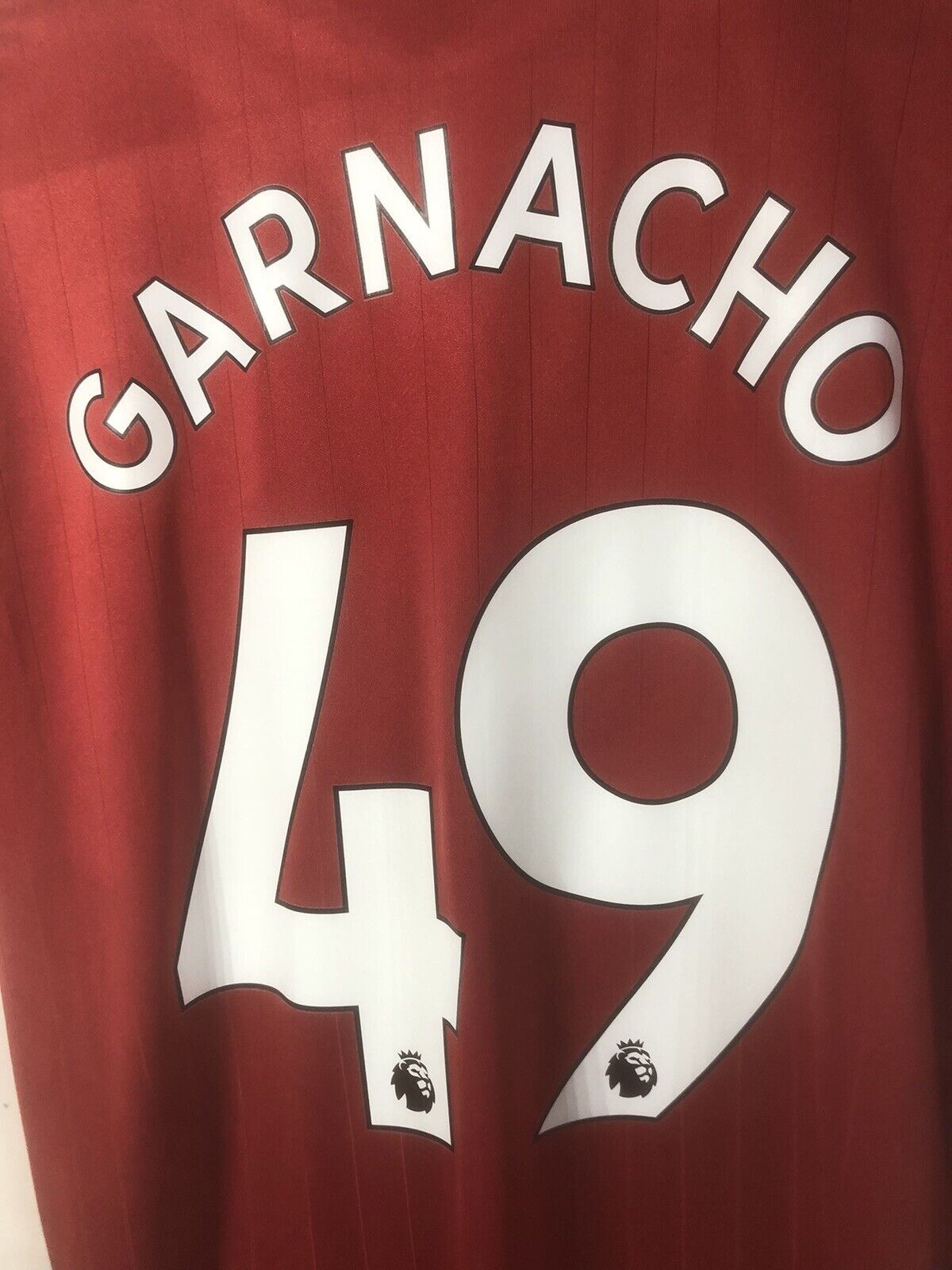 Garnacho #49 Manchester United Large 2022/23 Home Excellent Condition H13881