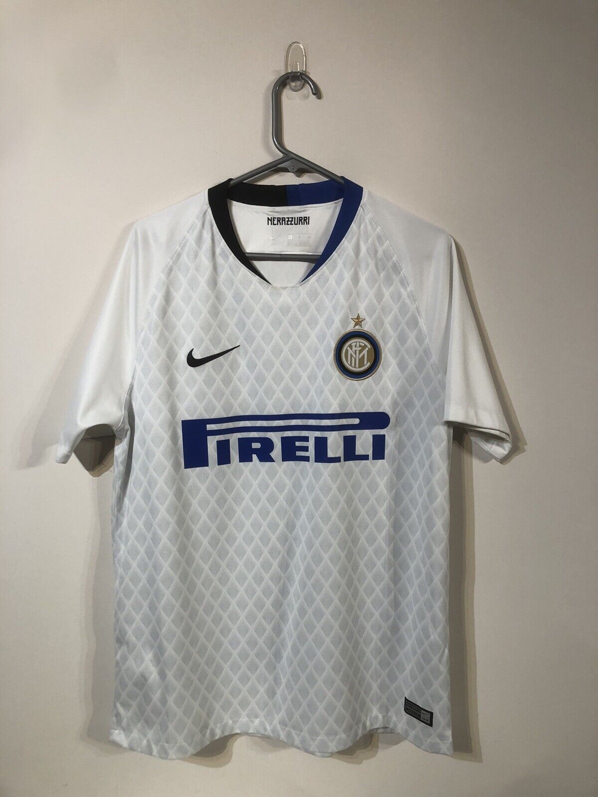 Peresic #44 Inter Milan 2018/19 Away Large Football Shirt Nike Excellent Conditi