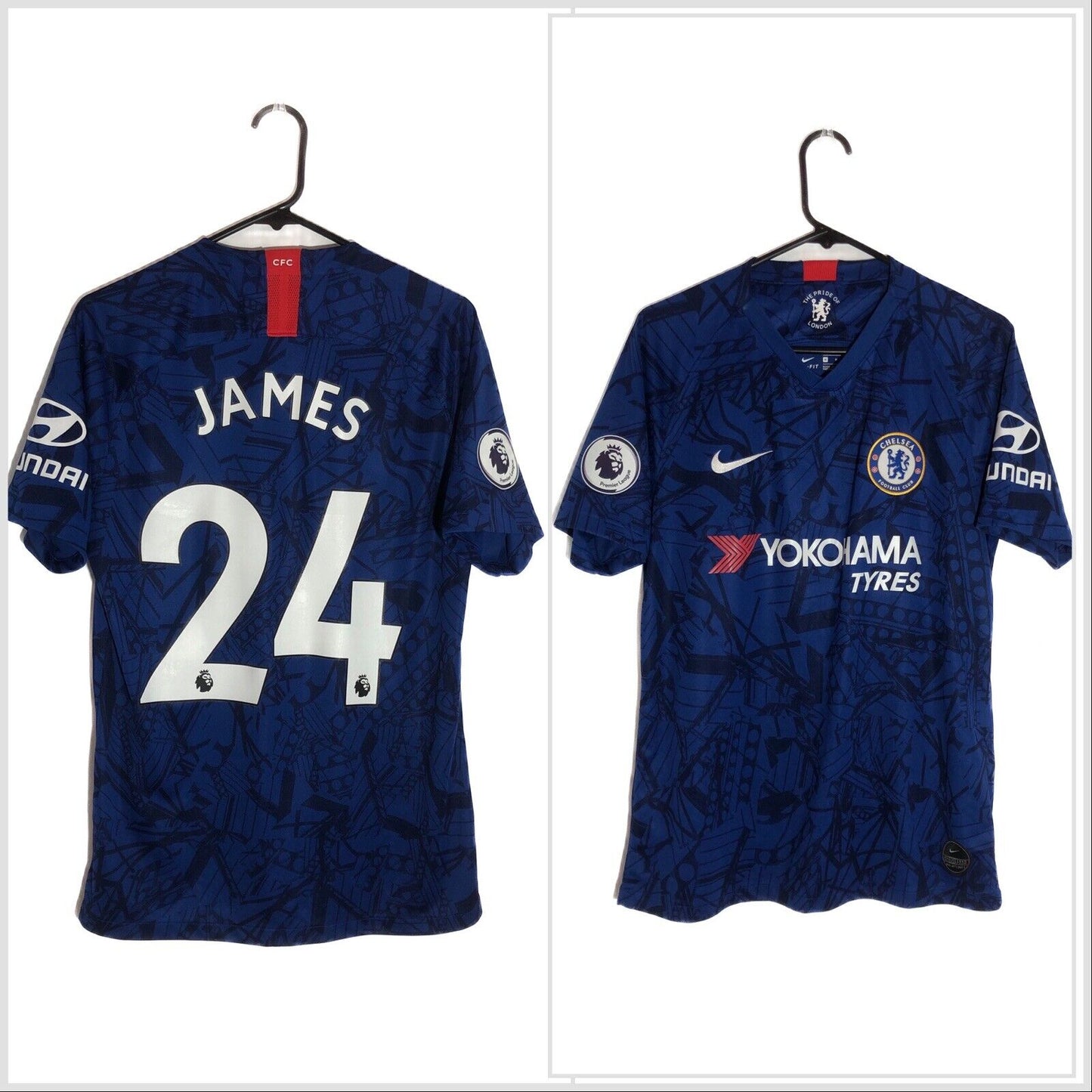 James 24 Chelsea Medium 2019 20 Home Shirt Excellent Condition AJ5529 495