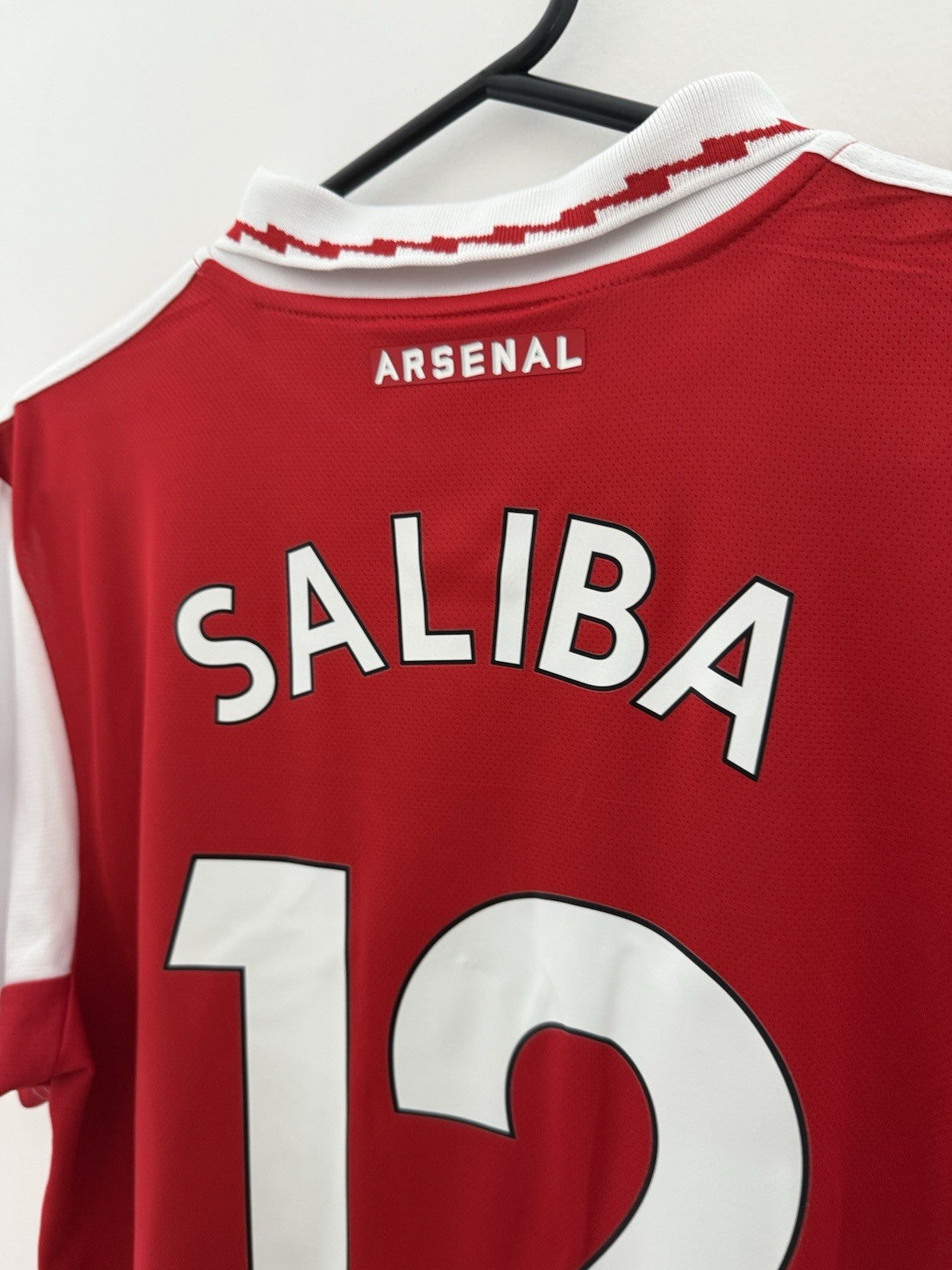 Arsenal Saliba #12 2022/23 Medium Home Shirt Excellent Condition H35903