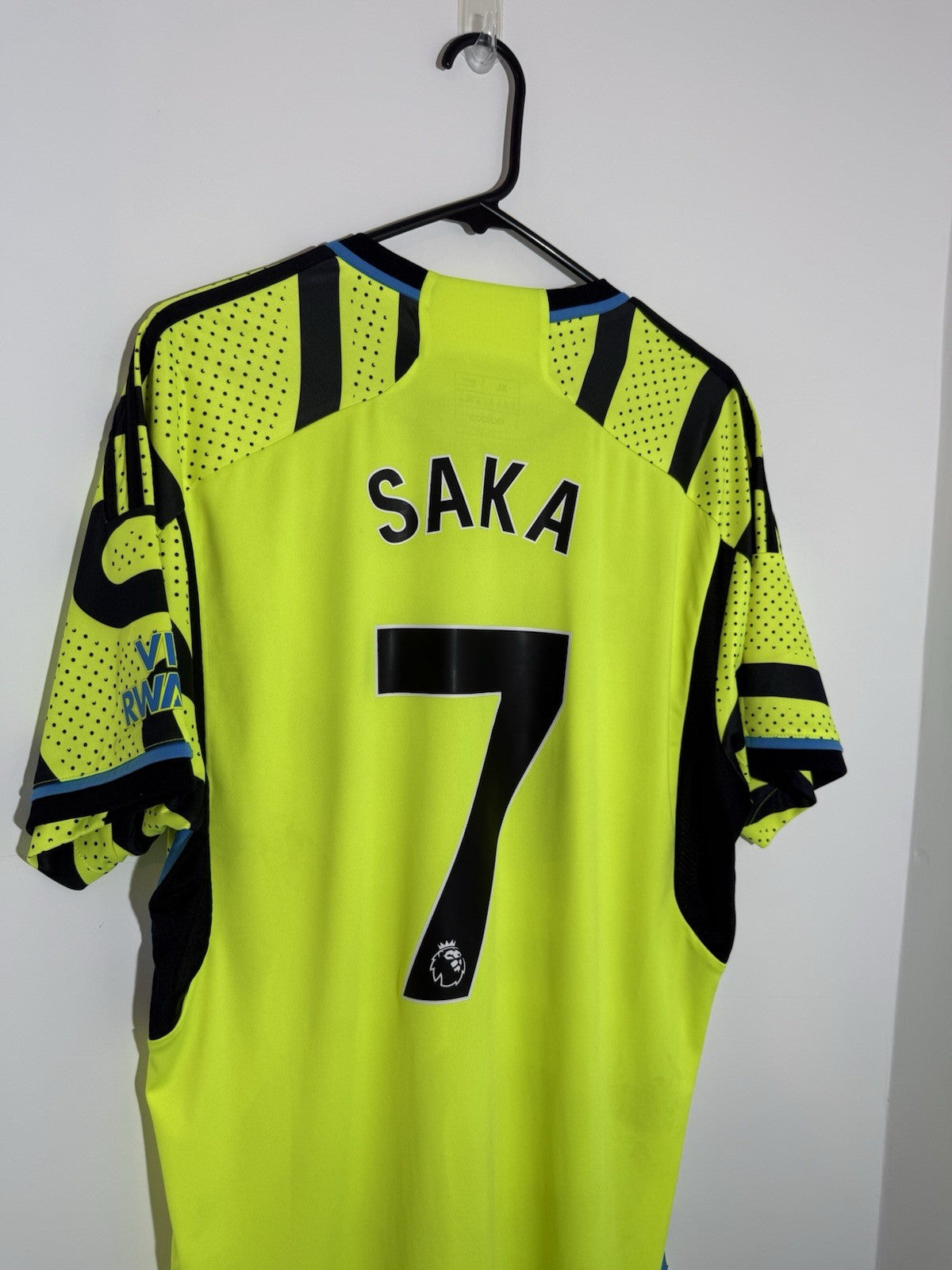 Arsenal Saka #7 2023/24 XL Away Shirt Adidas Excellent Condition HR6927