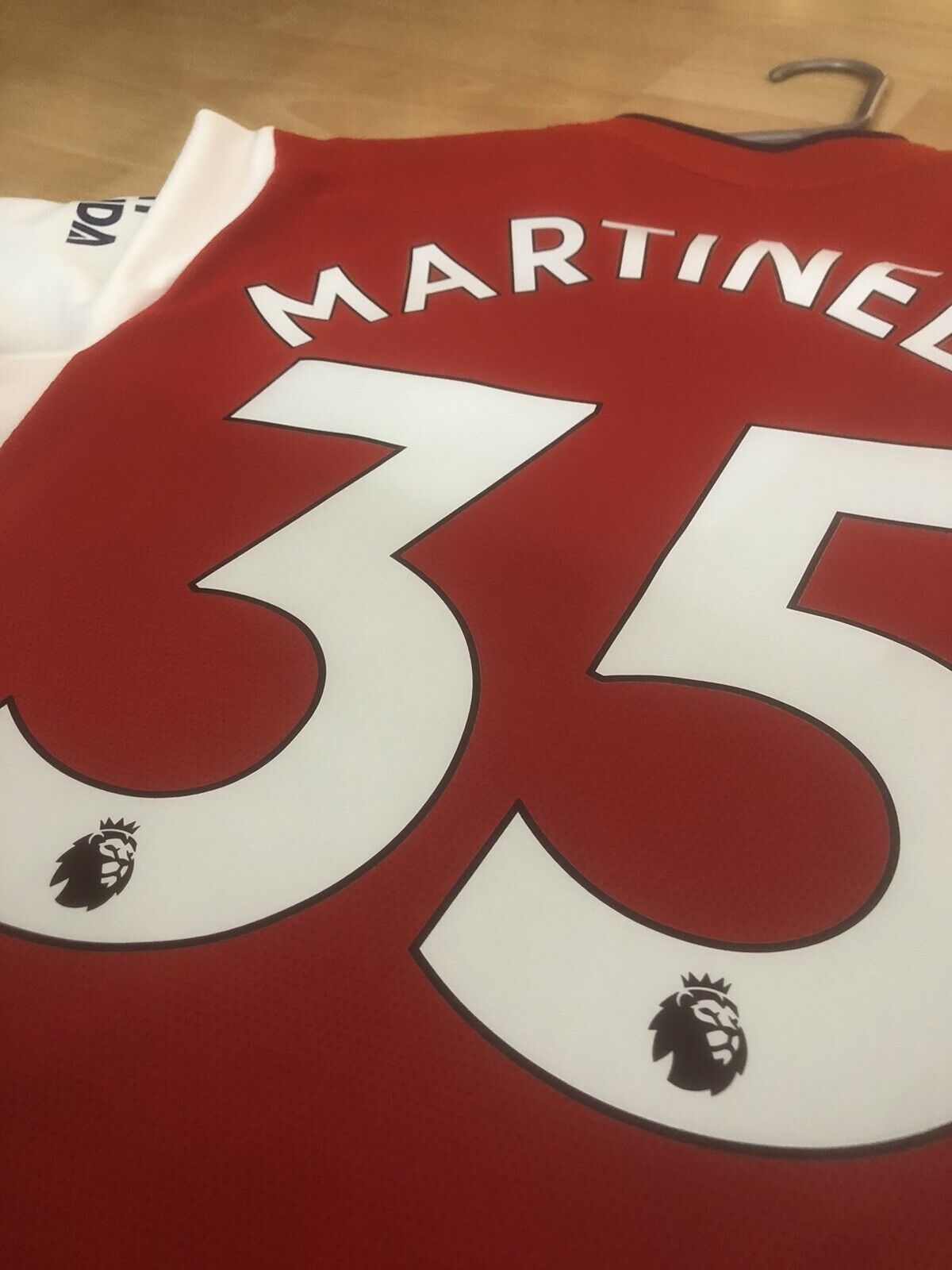 Martinelli #35 Arsenal Home 2021/22 Large Shirt Adidas Excellent Condition GM0217