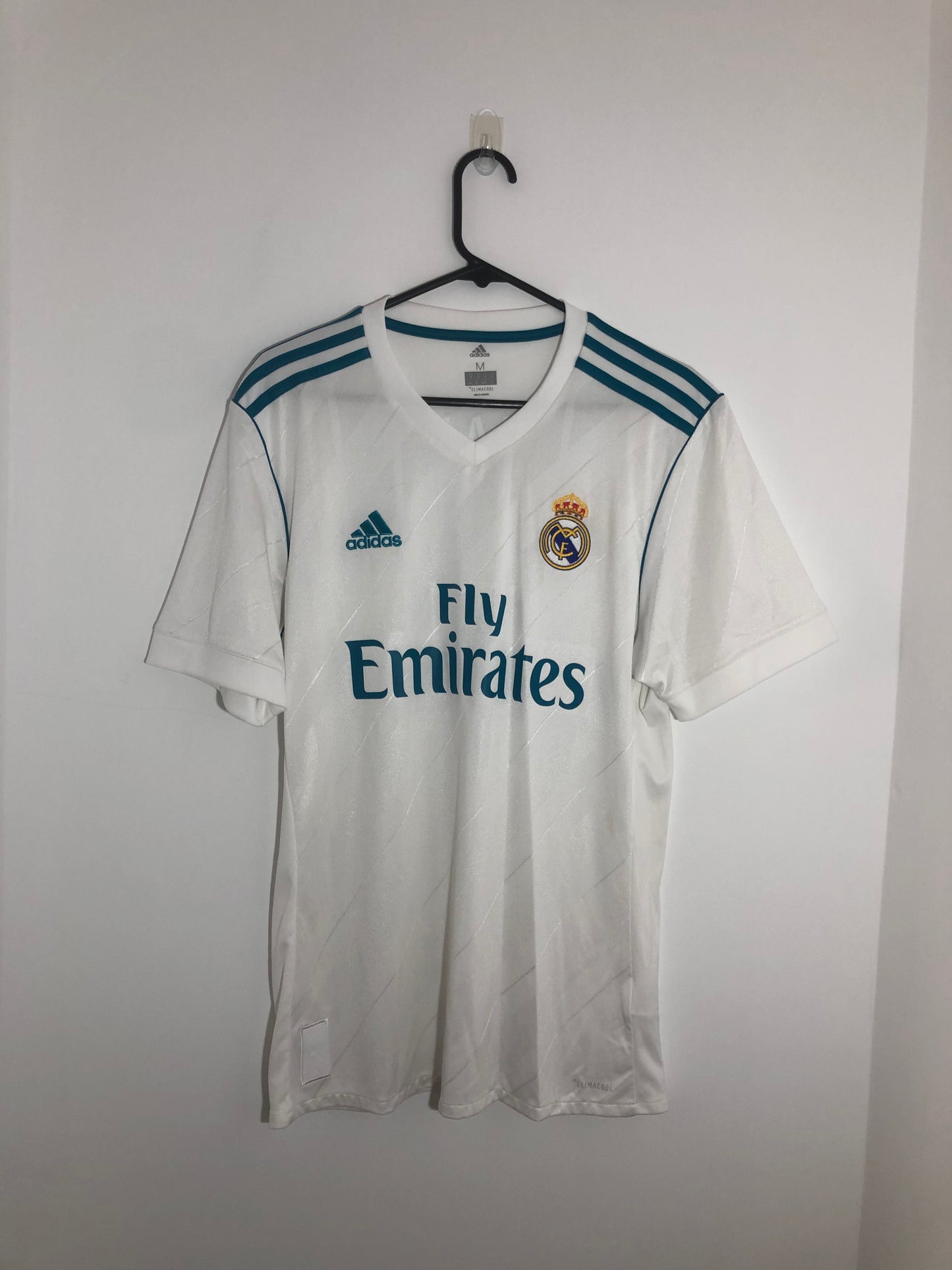 Ronaldo #7 Real Madrid 2017/18 Medium Home Shirt Excellent Condition AZ8059