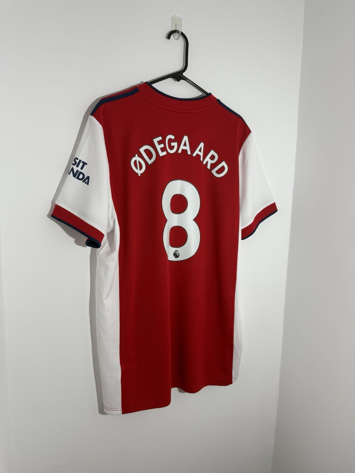 Arsenal Odegaard #8 2021/22 XL Home Shirt Adidas Excellent Condition GM0217