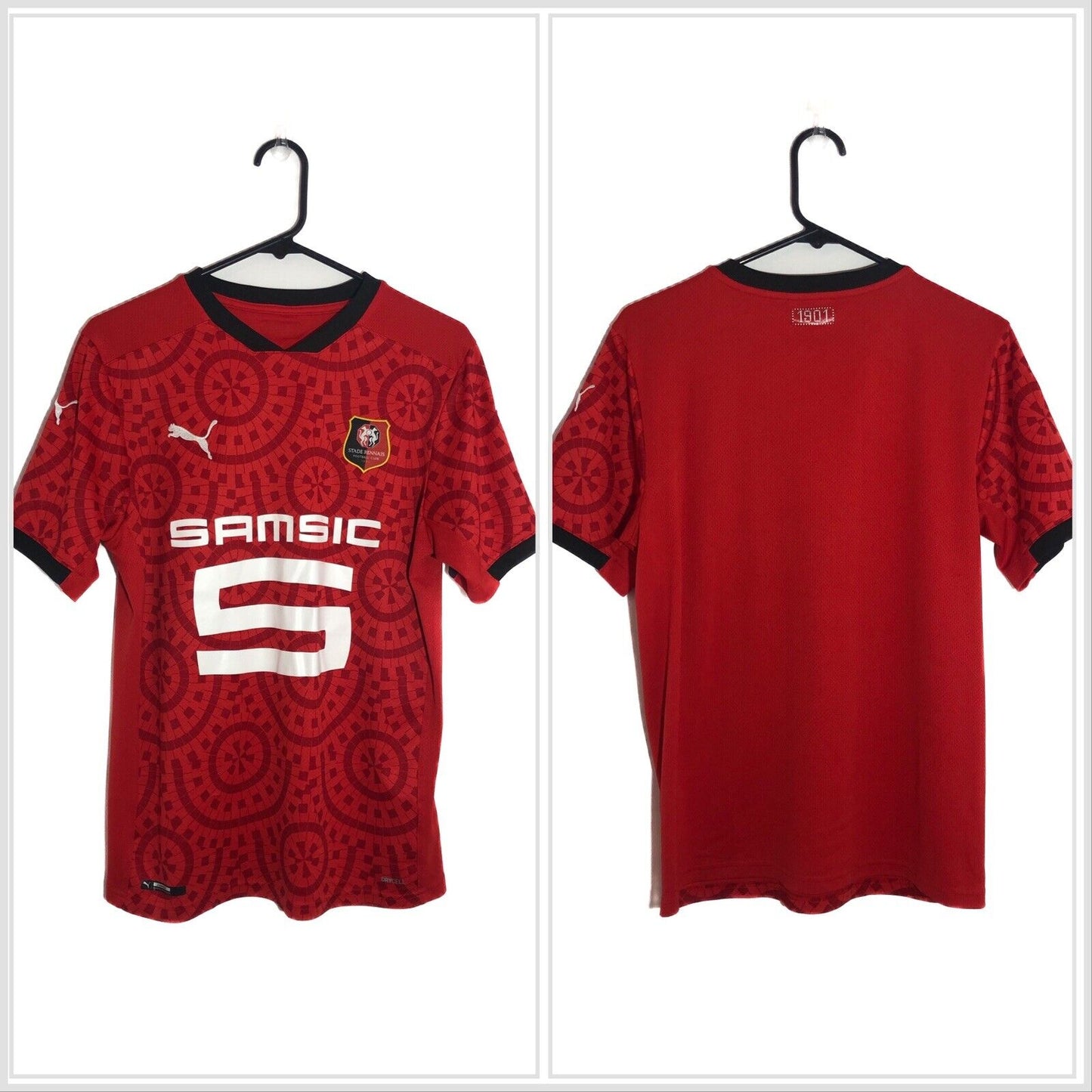 Stade Rennais 2020/21 Small Home Shirt Puma Excellent Condition 757083 01