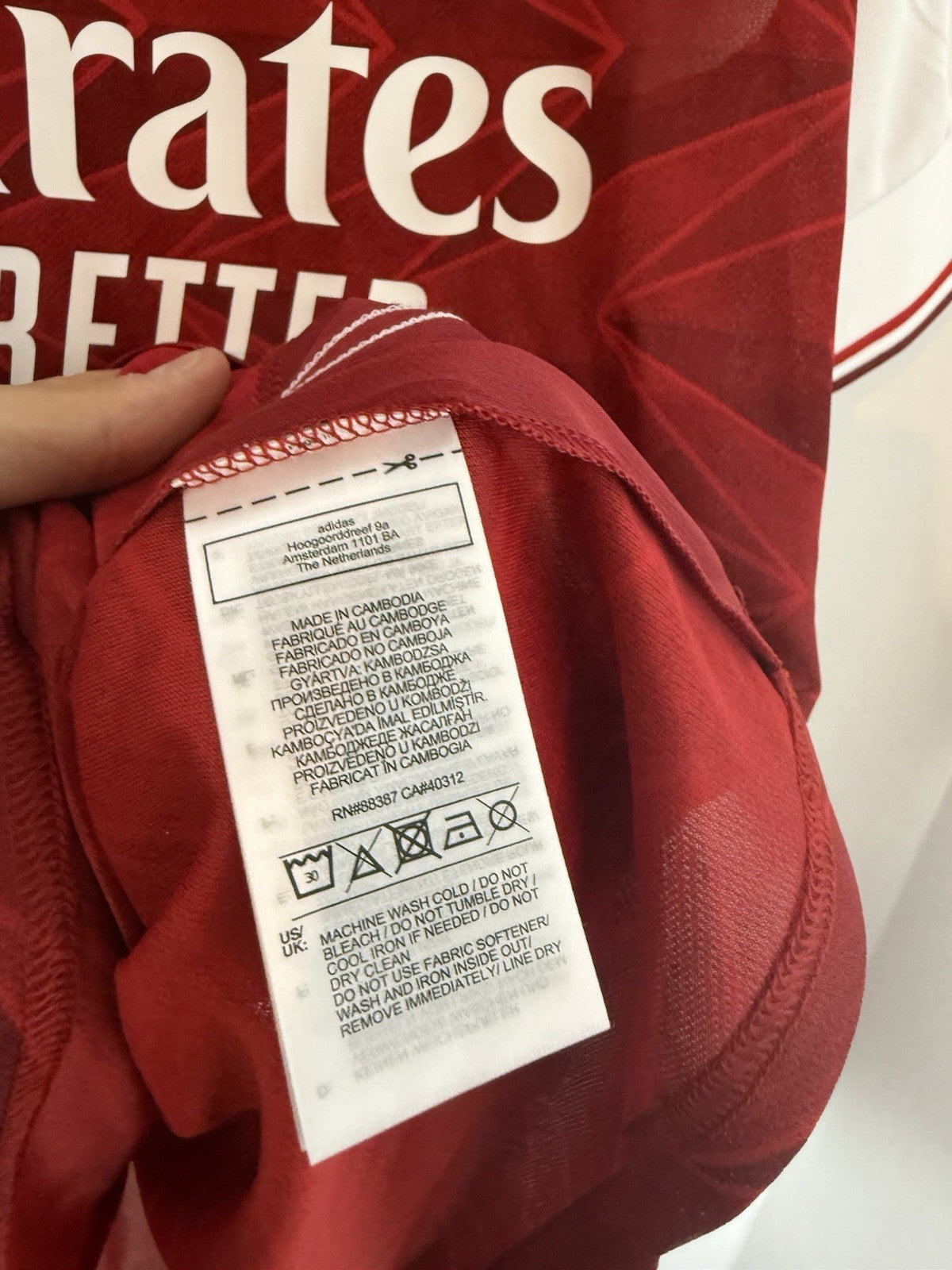 Arsenal Saka #7 2020/21 Large Home Shirt BNWT EH5817