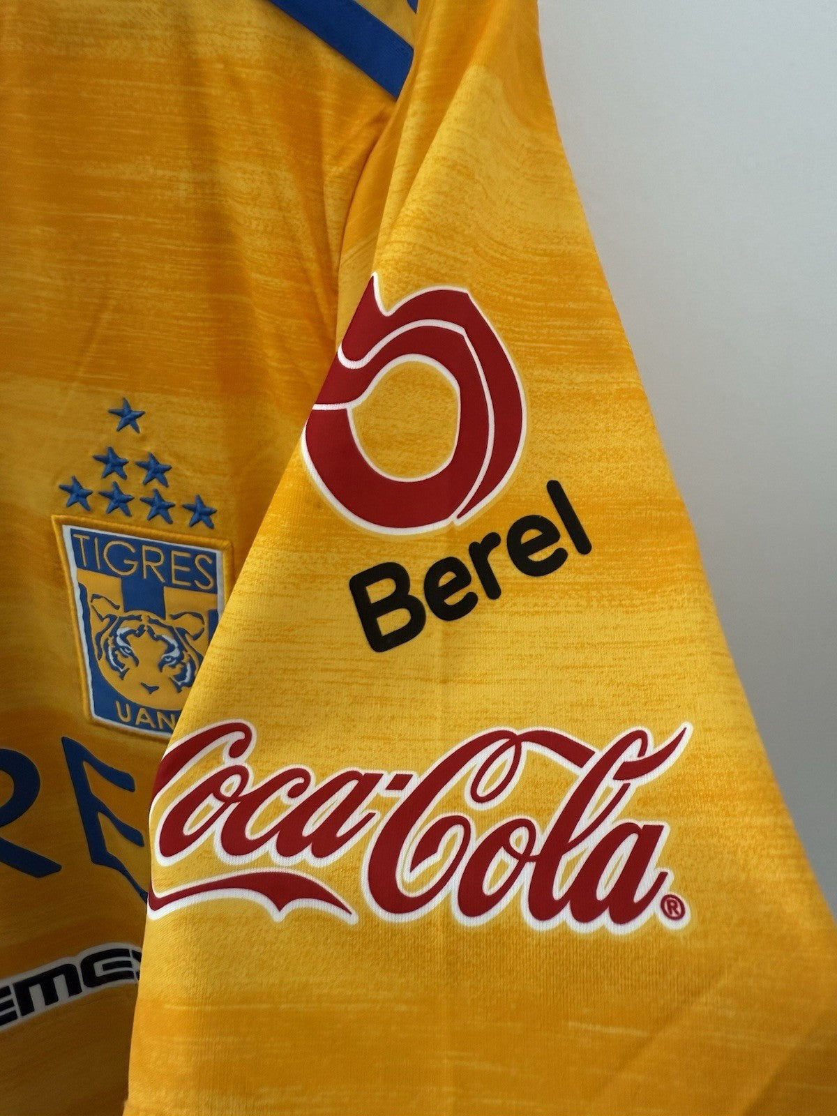 Tigres UANL 2019/20 Home Large Shirt Adidas Excellent Condition DW4383