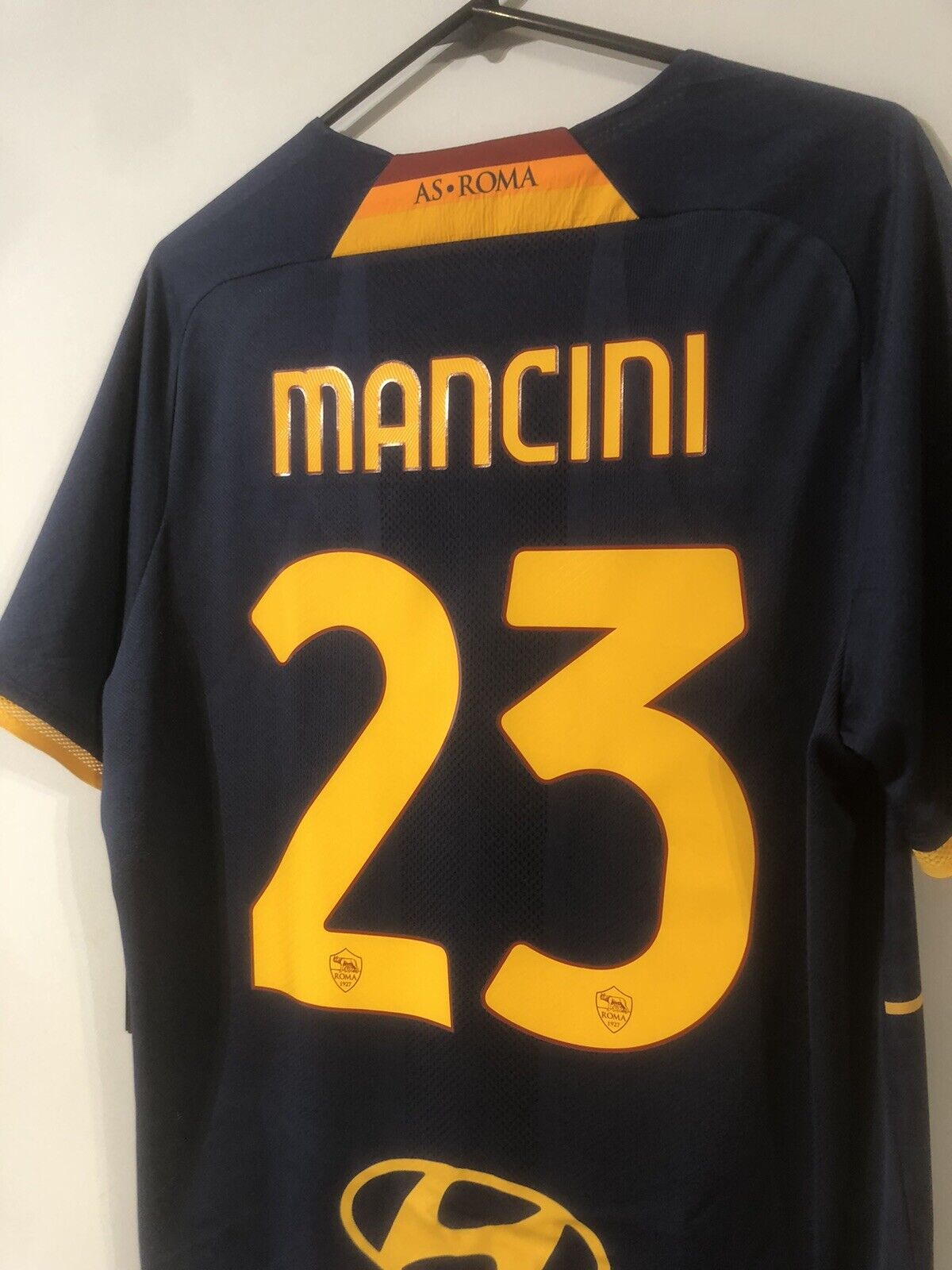 Mancini #23 AS Roma 4th 2021/22 Large Football Shirt New Balance BNWT