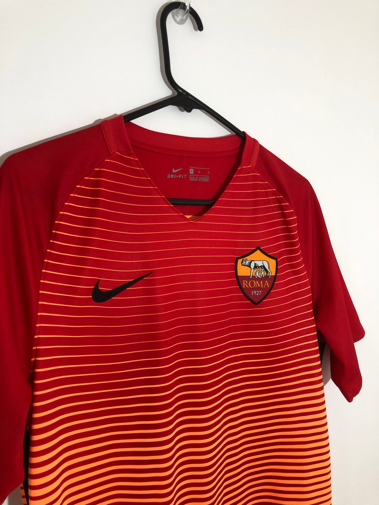 De Rossi #16 AS Roma 2016/17 3rd Medium Shirt Excellent Condition 776959-660