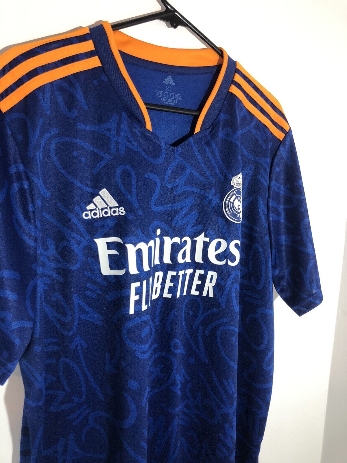 Benzema #9 Real Madrid 2021/22 XL Away Shirt Excellent Condition H40942