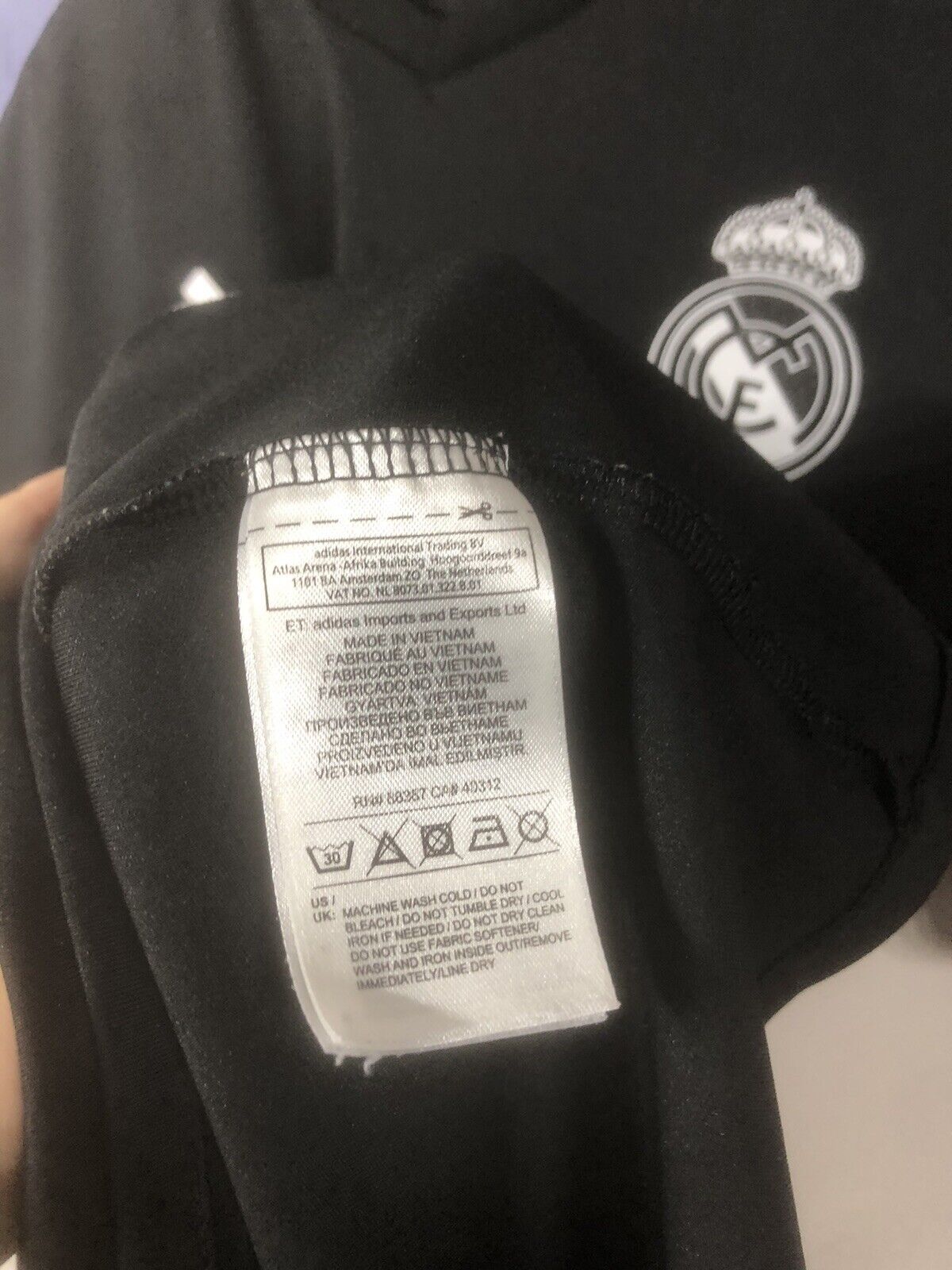 Sergio Ramos #4 2016/17 Real Madrid Medium 3rd Shirt Excellent Condition AI5139