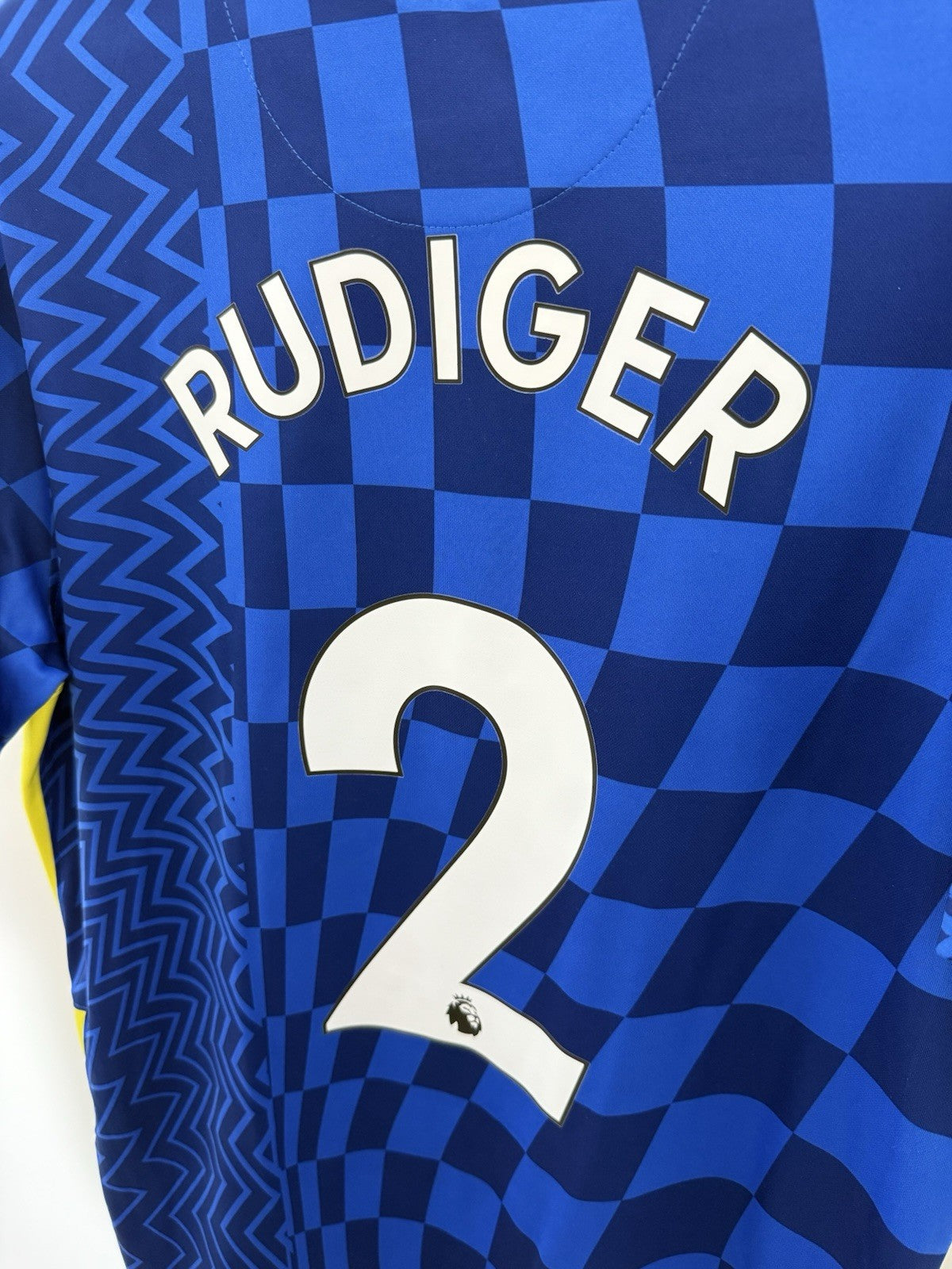 Chelsea Rudiger #2 2021/22 Large Home Shirt Excellent Condition CV7889-409