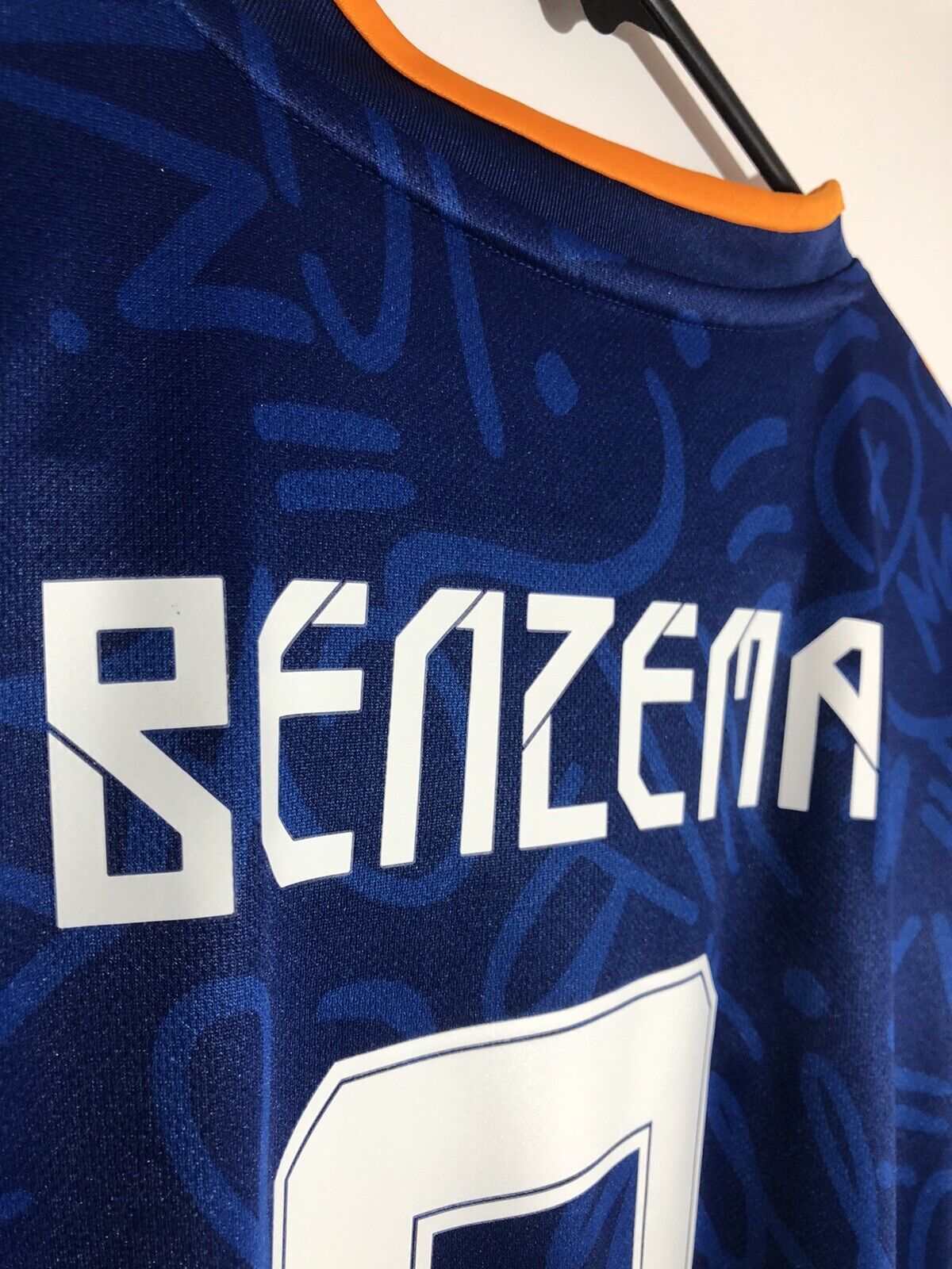 Benzema #9 Real Madrid 2021/22 XL Away Shirt Excellent Condition H40942