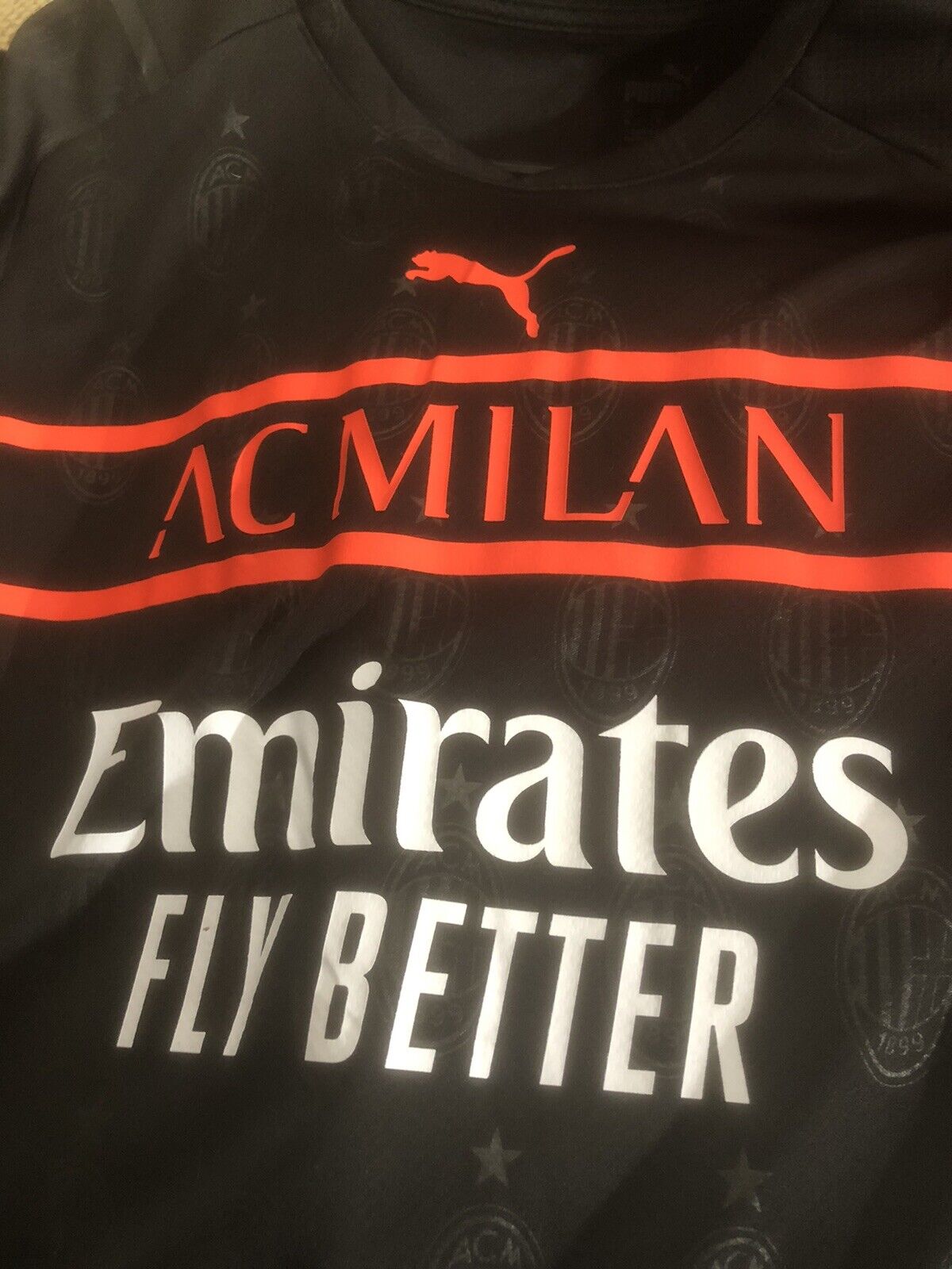 Theo #19 AC Milan Medium 2021/22 3rd Football Shirt Puma BNWT