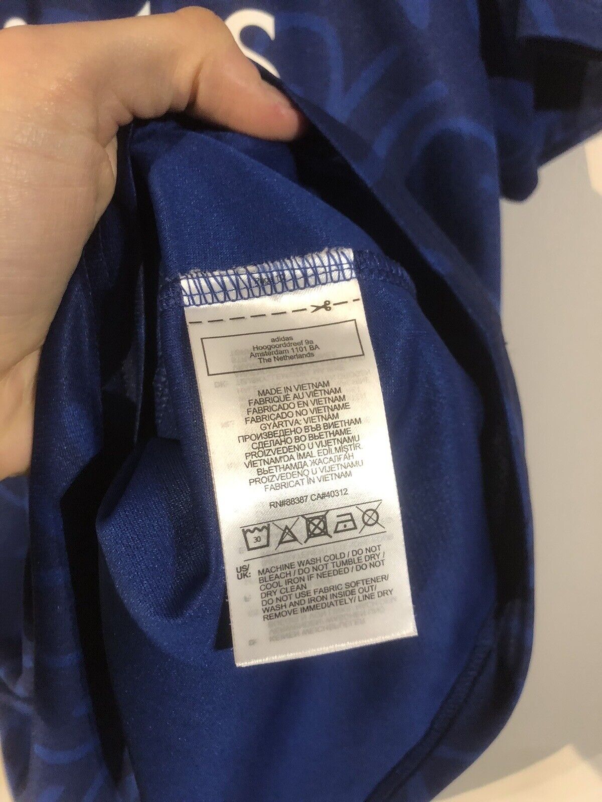 Hazard #7 Real Madrid 2021/22 Small Away Shirt Excellent Condition