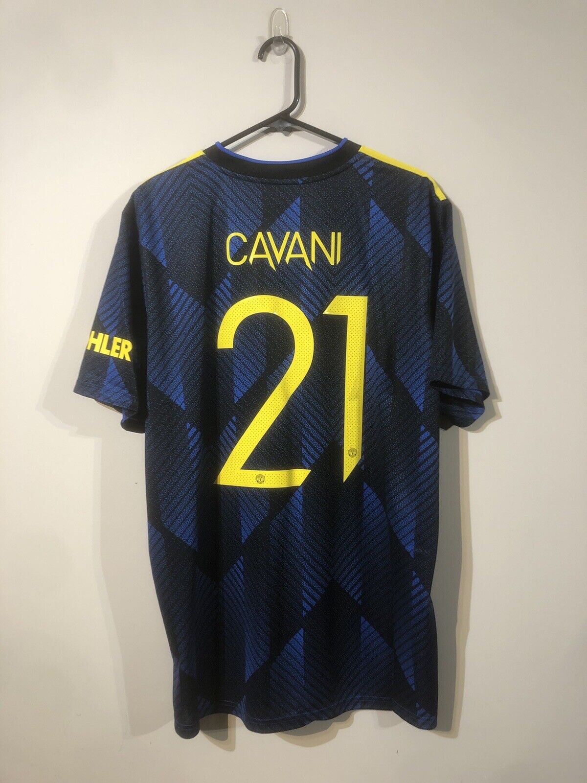 Cavani #21 Manchester United X-Large 2021/22 3rd Shirt BNWT