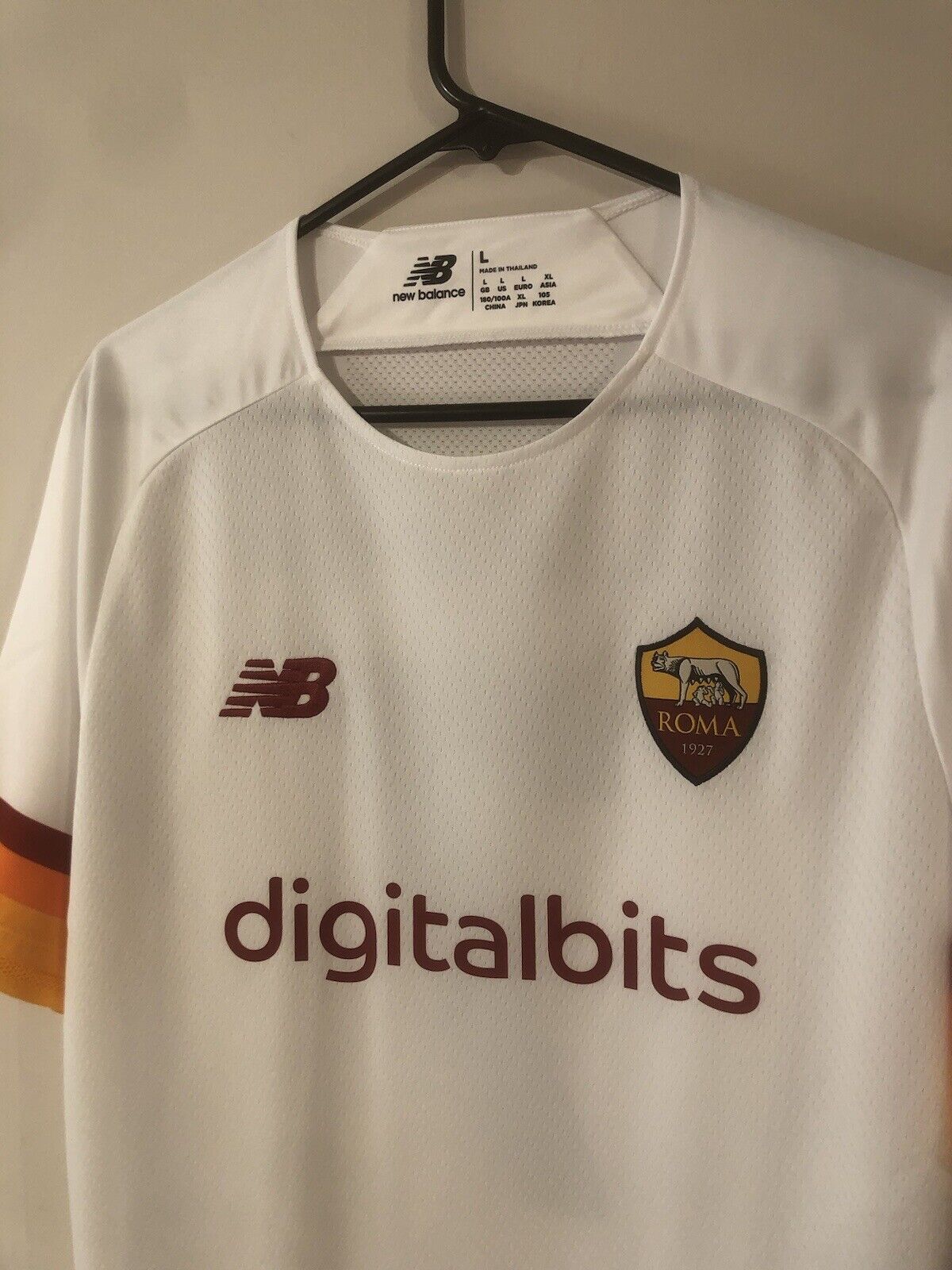Pellegrini #7 AS Roma Away 2021/22 Large Shirt New Balance BNWT