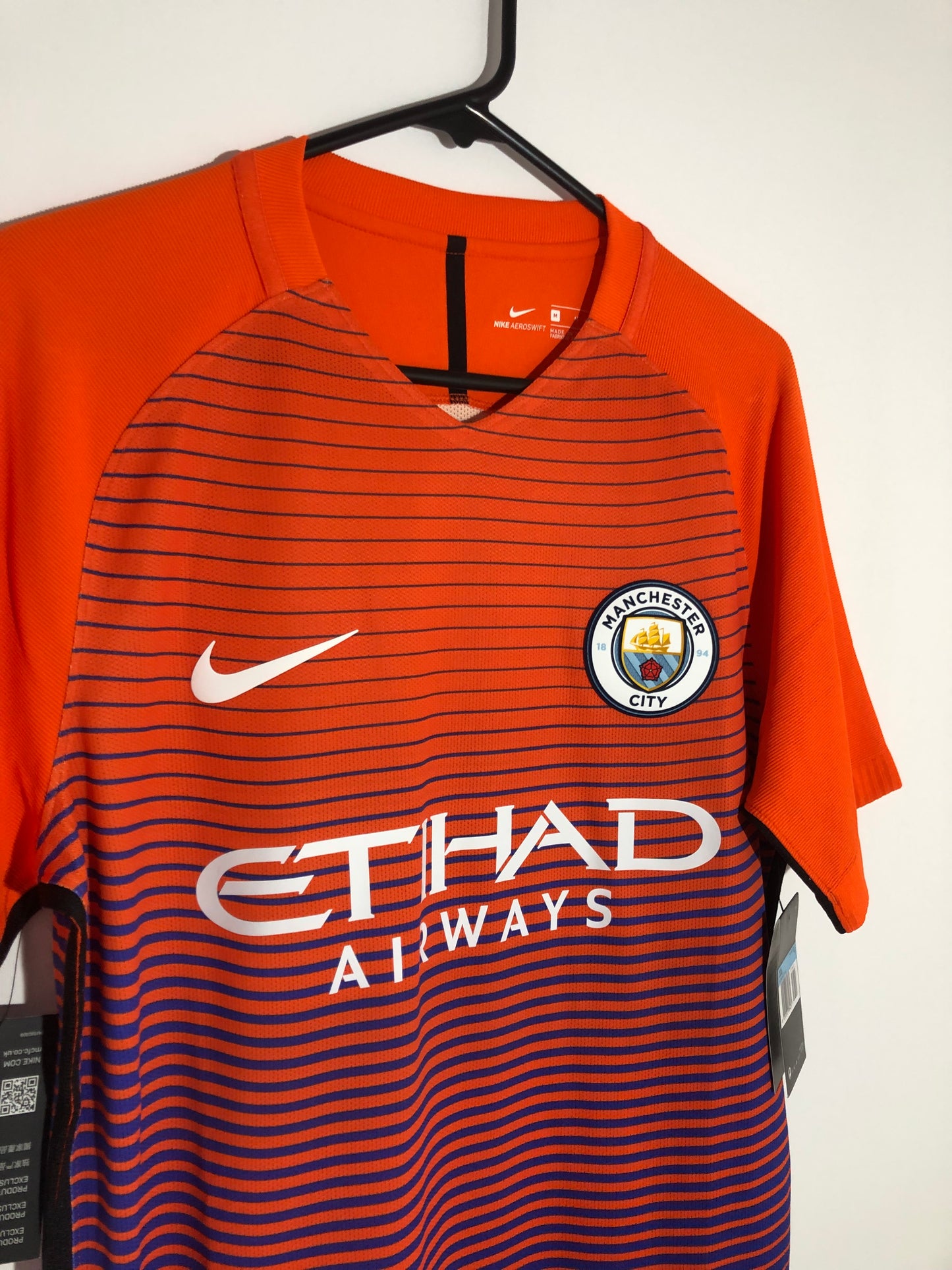 Sterling #7 Man City 2016/17 Medium Vapor 3rd Shirt BNWT 846985 817