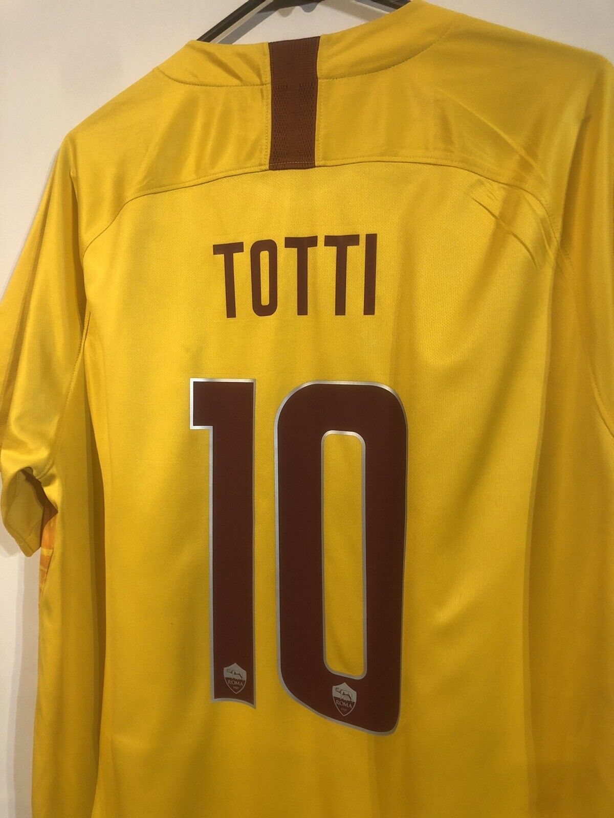 Totti #10 AS Roma 2018/19 3rd XL Football Shirt Jersey Nike Very Good Condition