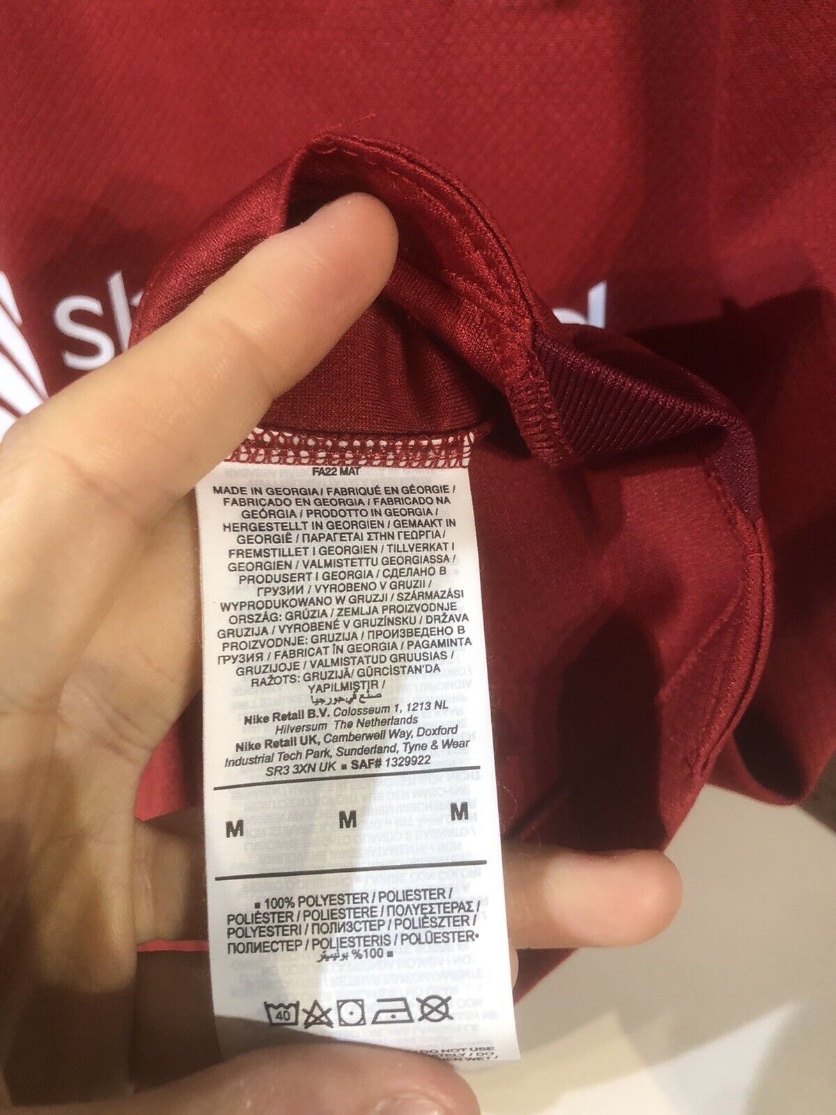 Virgil #4 Liverpool Medium 2022/23 Euro Home Jersey Nike BNWT