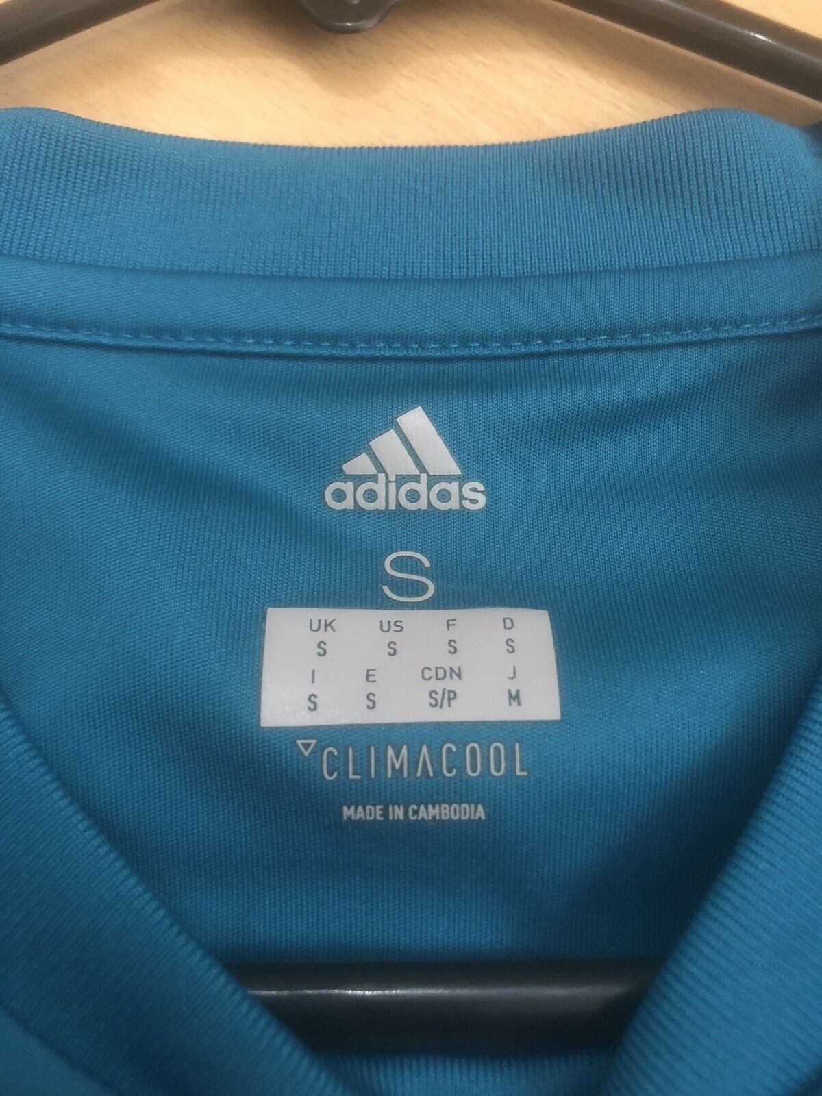 Kroos 8 Real Madrid 2017 18 Small 3rd Shirt Adidas Excellent Condition Br3539