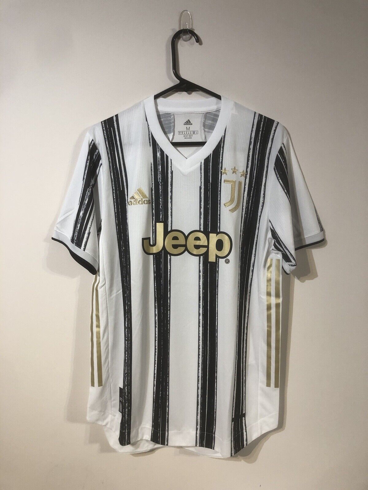 De Ligt #4 Juventus 2020/21 Medium Home Football Shirt Jersey Adidas BNWT