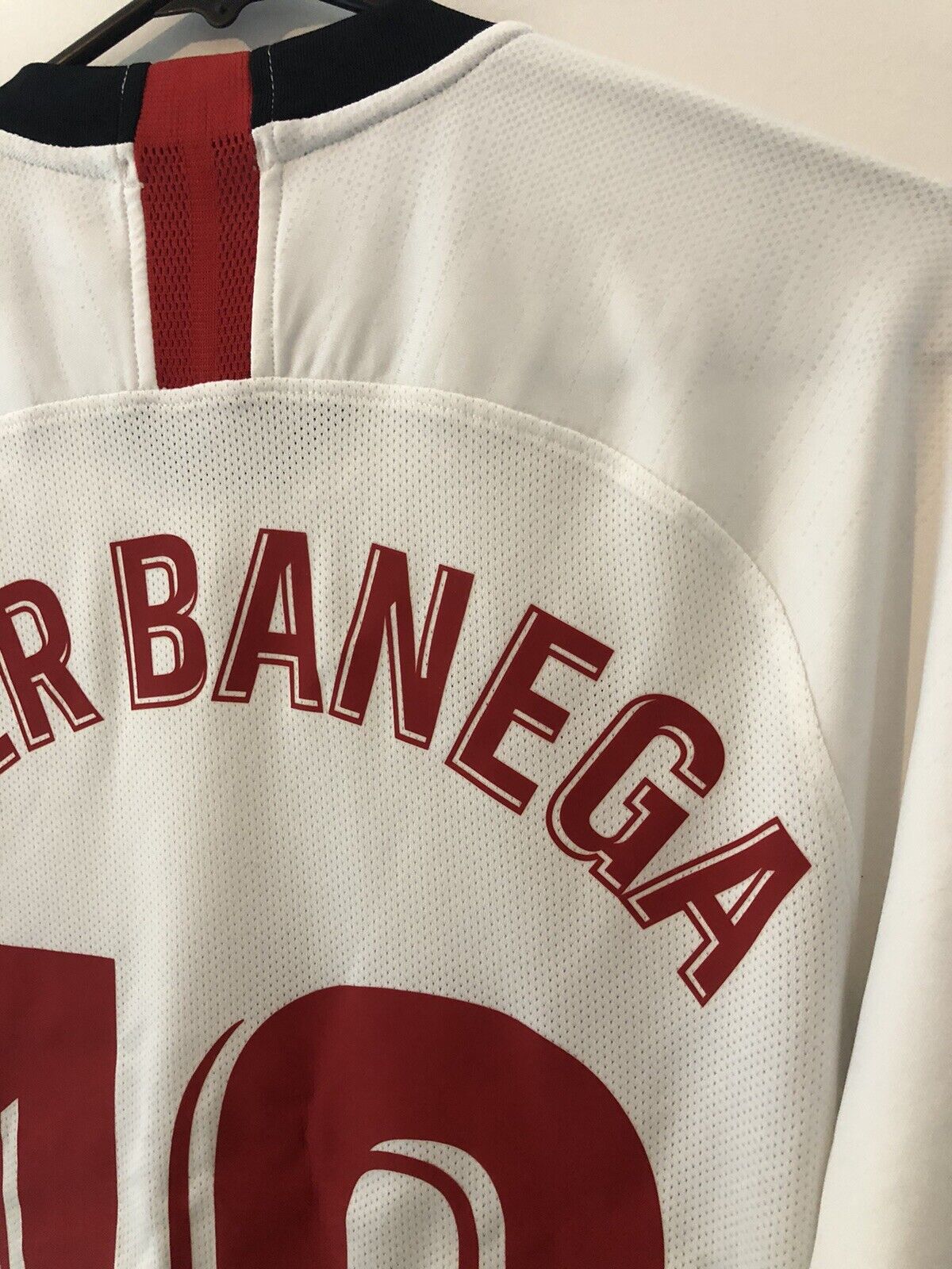 Ever Banega 10 Sevilla 2019 20 Home Medium Shirt Excellent Condition Aj1018 104