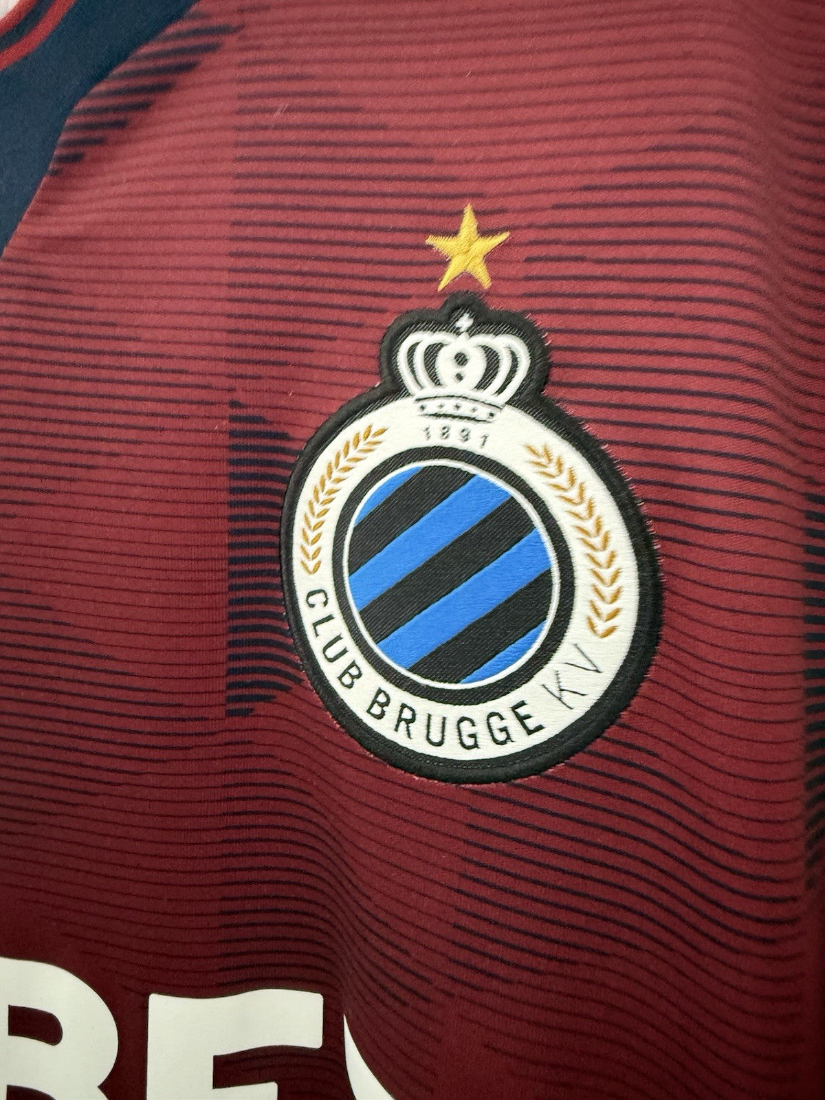 Club Brugge 2019/20 Large Away Shirt Macron Excellent Condition