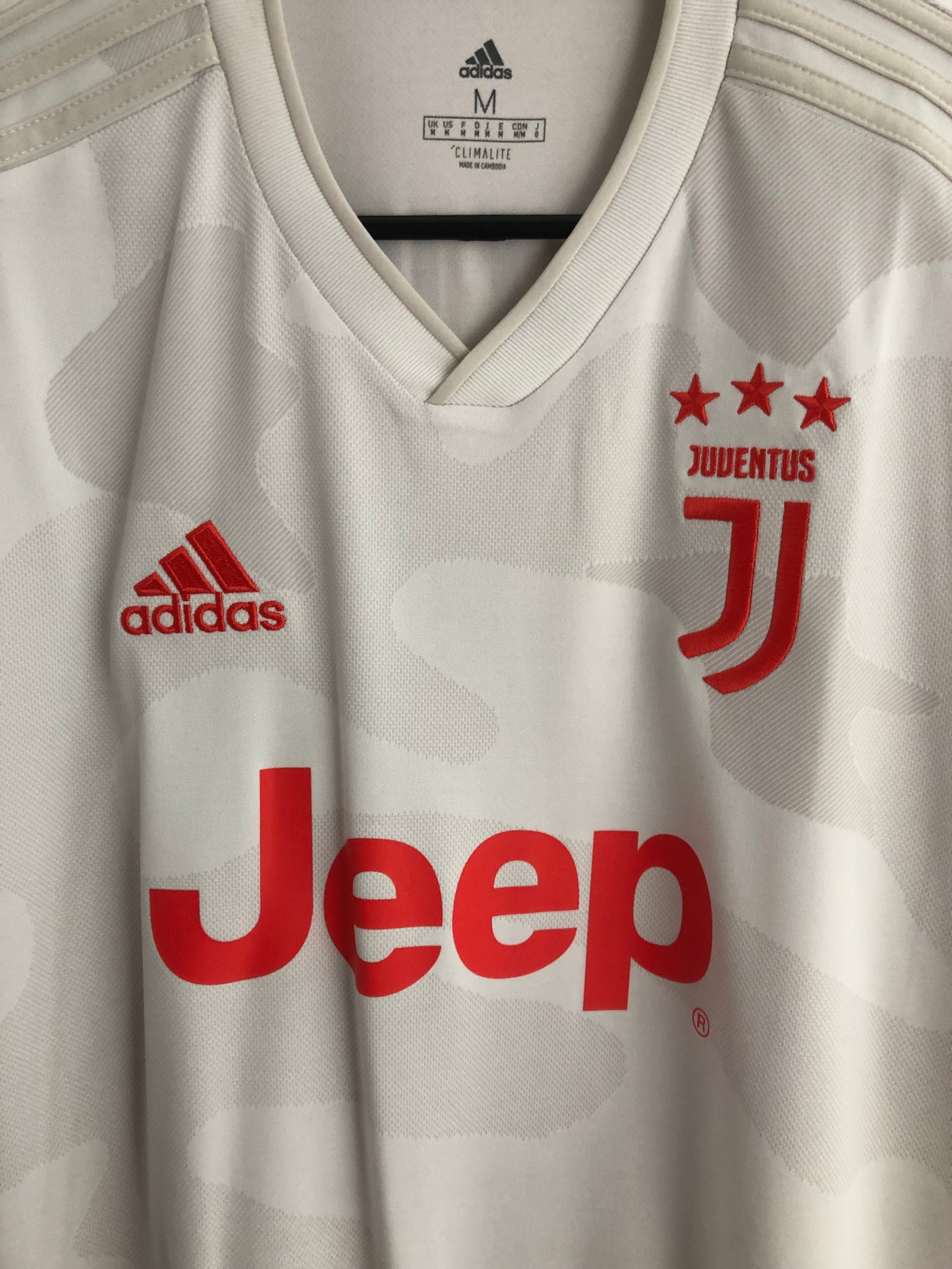 De Ligt #4 Juventus 2019/20 Medium Away Shirt Adidas BNWT Dw5461