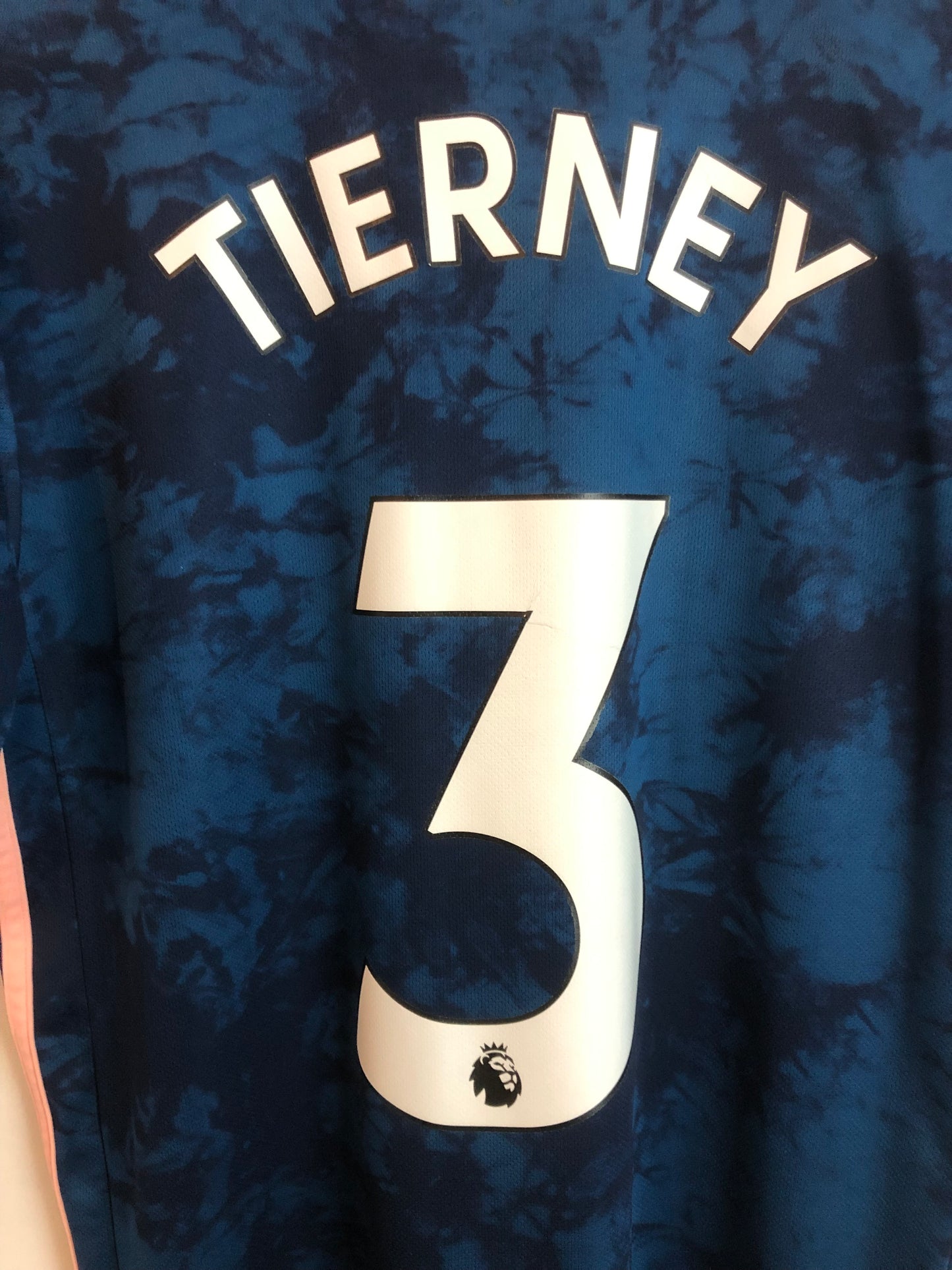 Tierney #3 Arsenal 2020/21 Small 3rd Shirt Adidas Excellent Condition GH6653