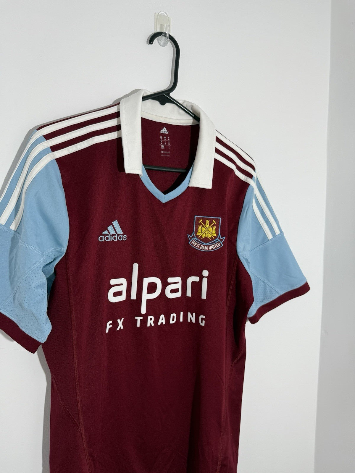 West Ham United 2013/14 Medium Home Shirt Adidas Excellent Condition F42233