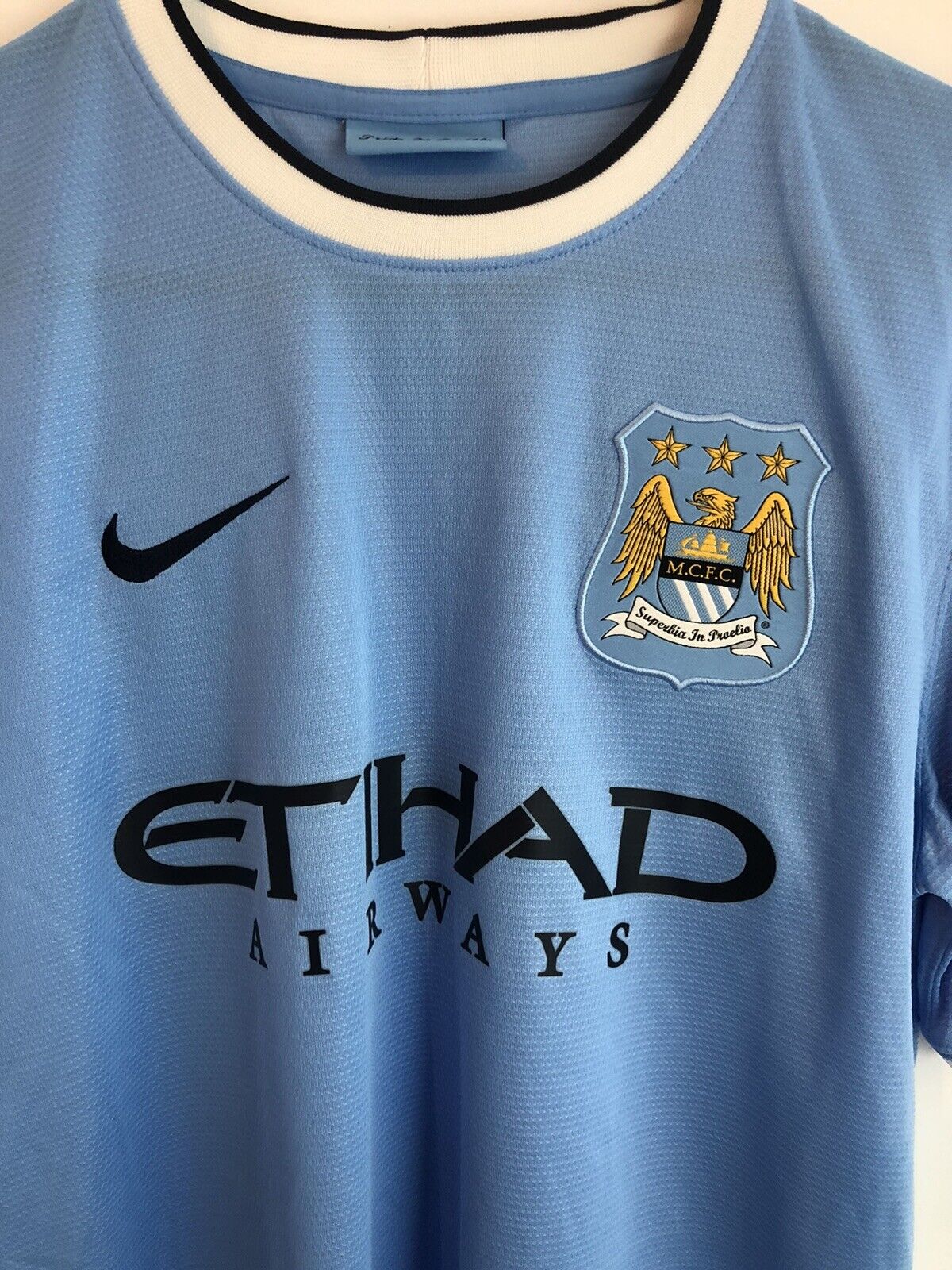 Fernandinho 25 Manchester City 2013 14 Medium Home Excellent Conditio 574863 489